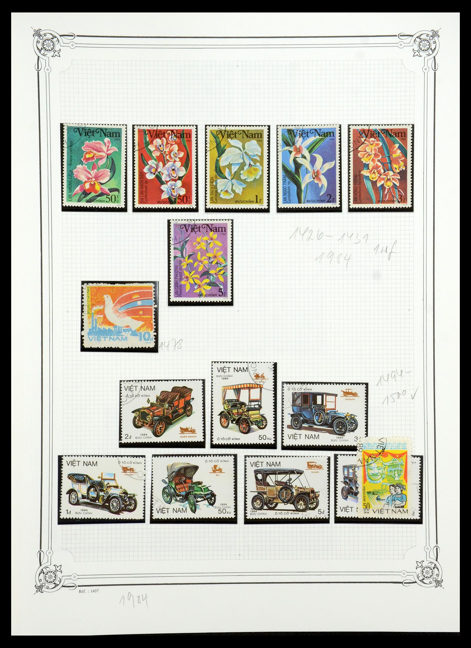35404 168 - Postzegelverzameling 35404 Vietnam 1945-1991.