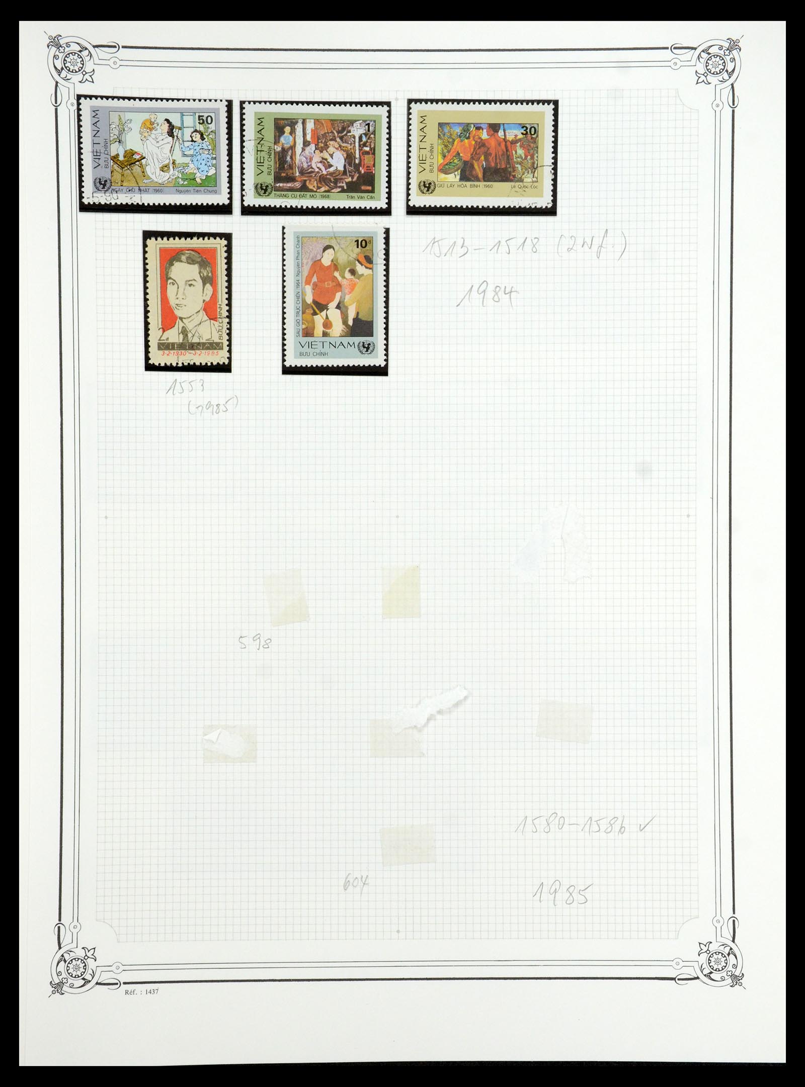 35404 171 - Postzegelverzameling 35404 Vietnam 1945-1991.