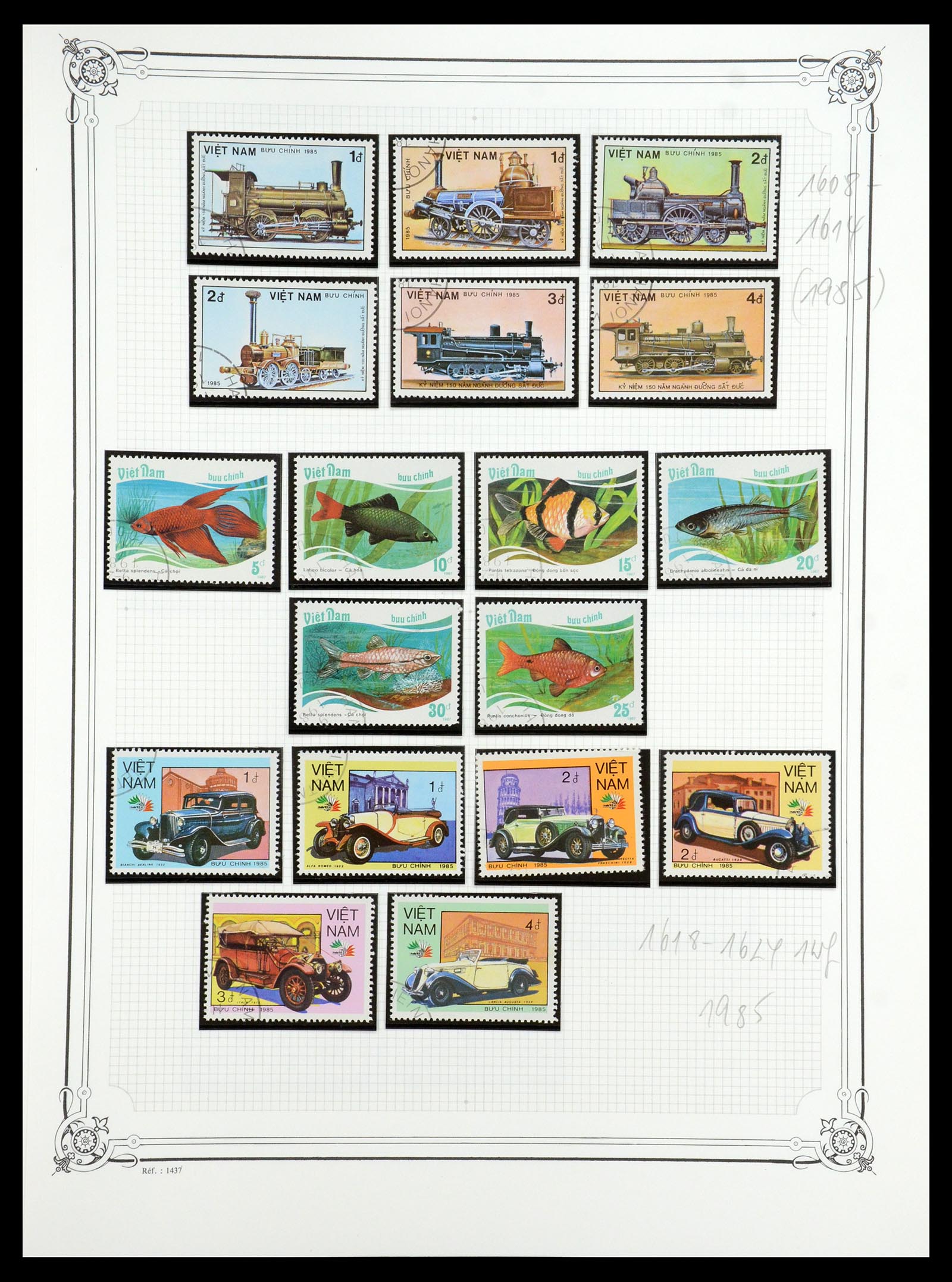 35404 172 - Postzegelverzameling 35404 Vietnam 1945-1991.