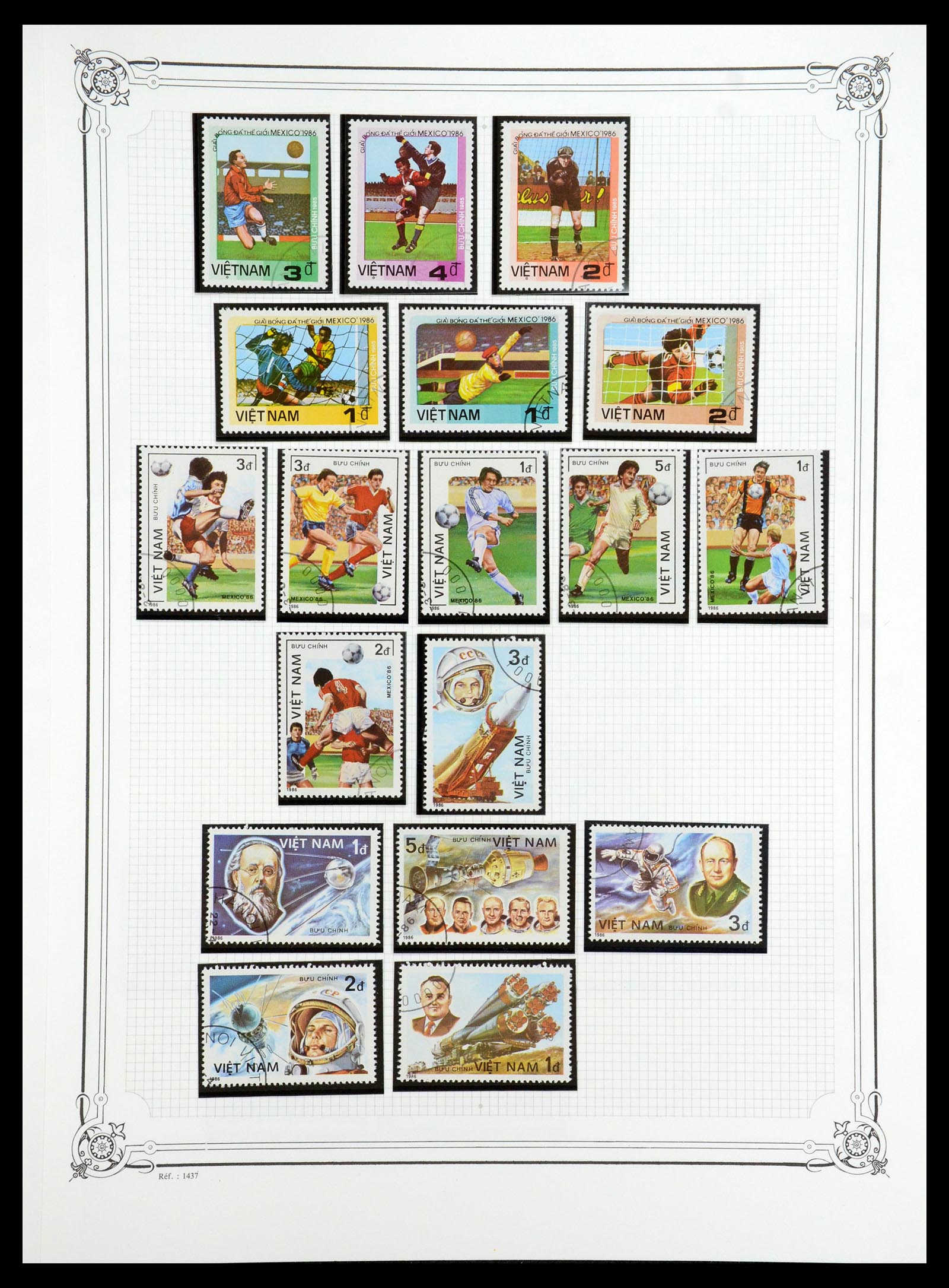 35404 173 - Postzegelverzameling 35404 Vietnam 1945-1991.
