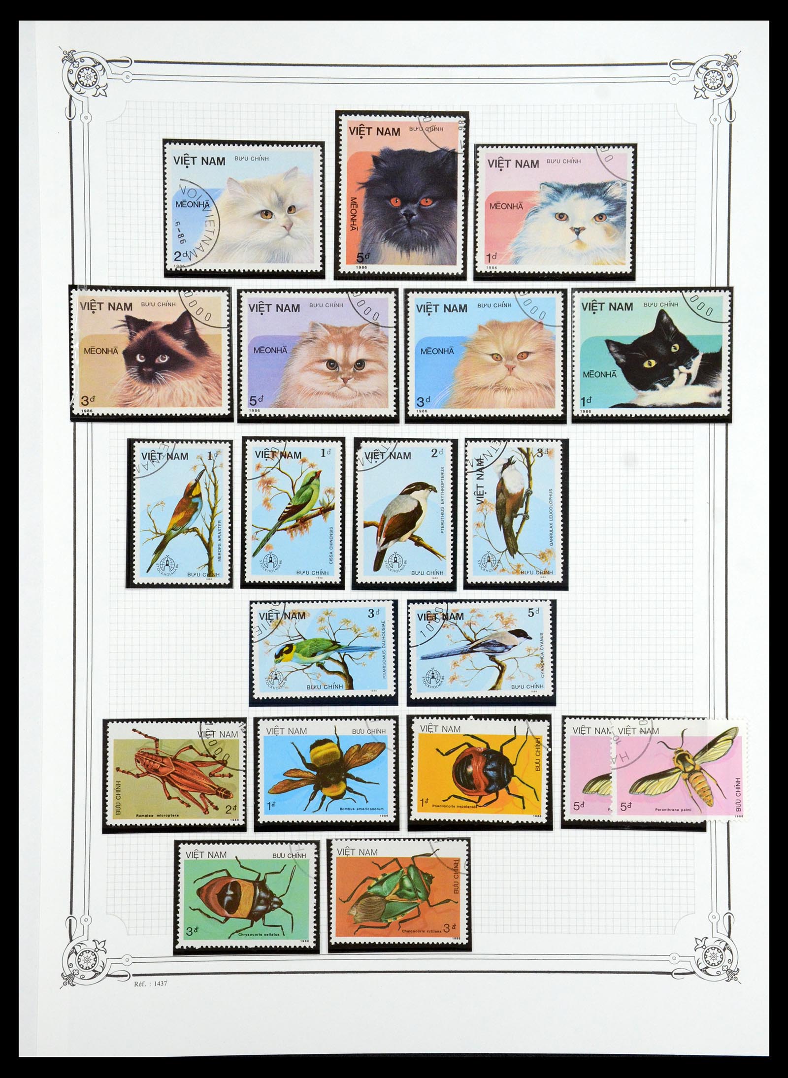 35404 174 - Postzegelverzameling 35404 Vietnam 1945-1991.