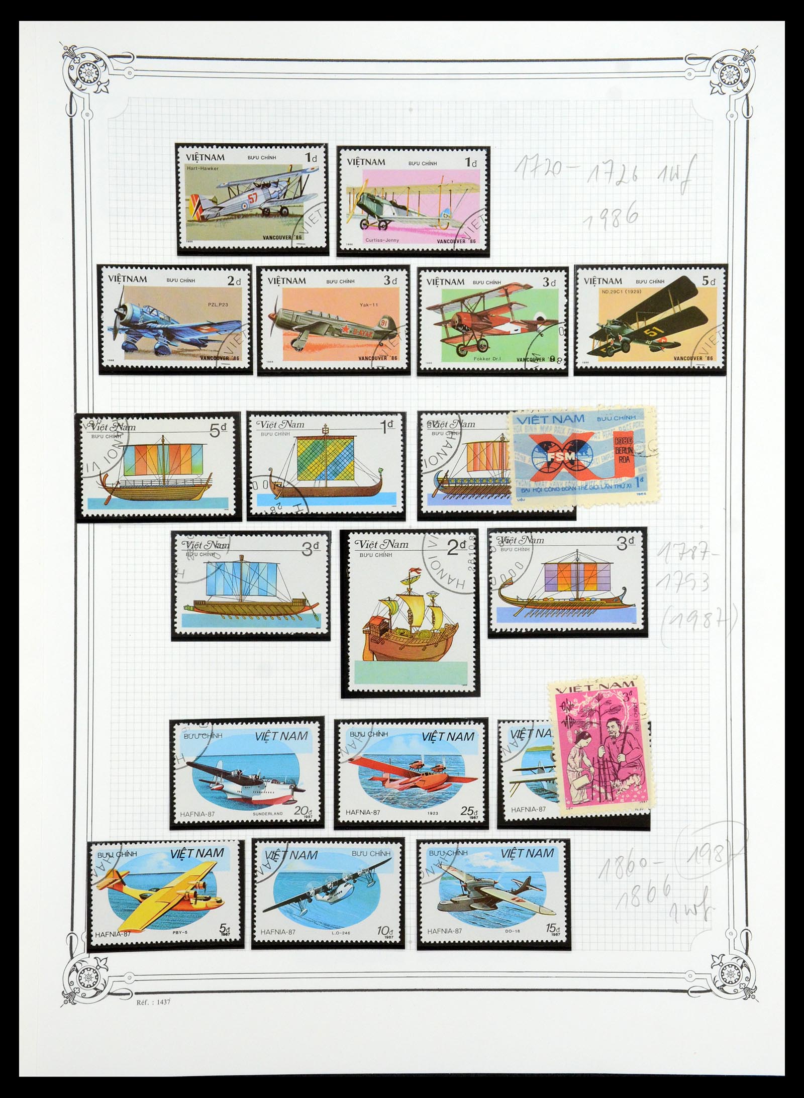 35404 175 - Postzegelverzameling 35404 Vietnam 1945-1991.