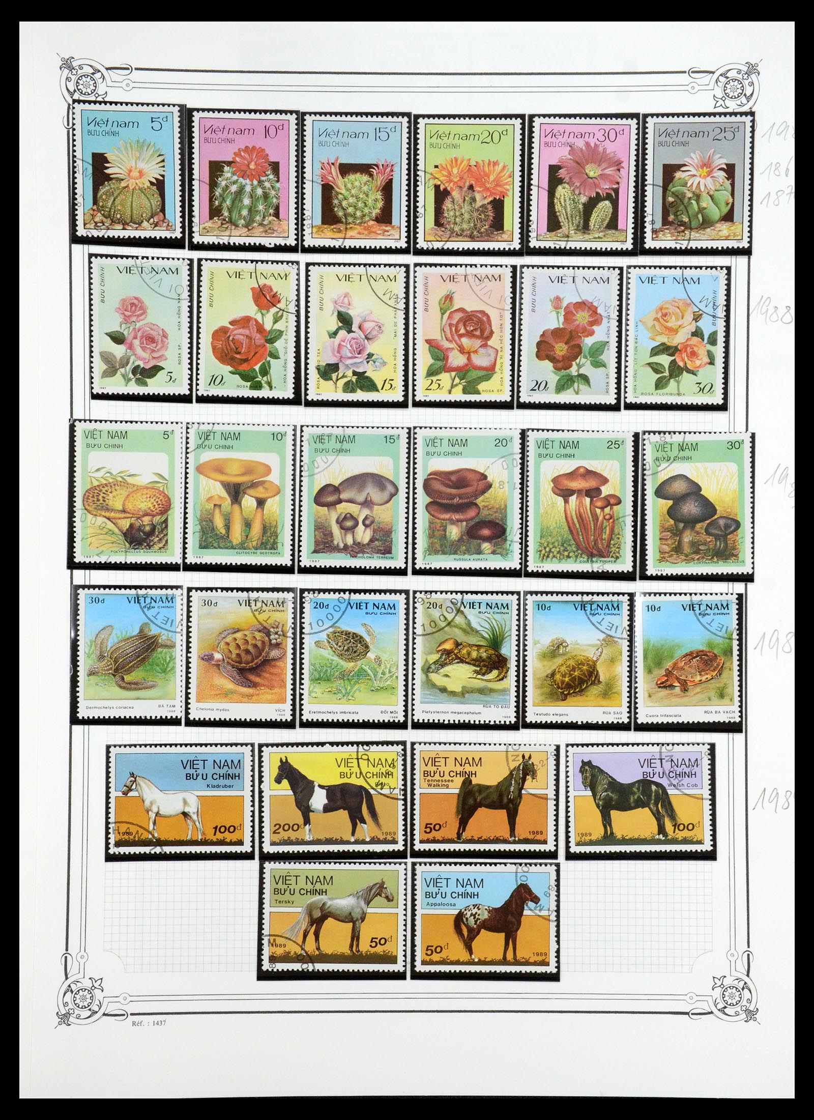 35404 177 - Postzegelverzameling 35404 Vietnam 1945-1991.