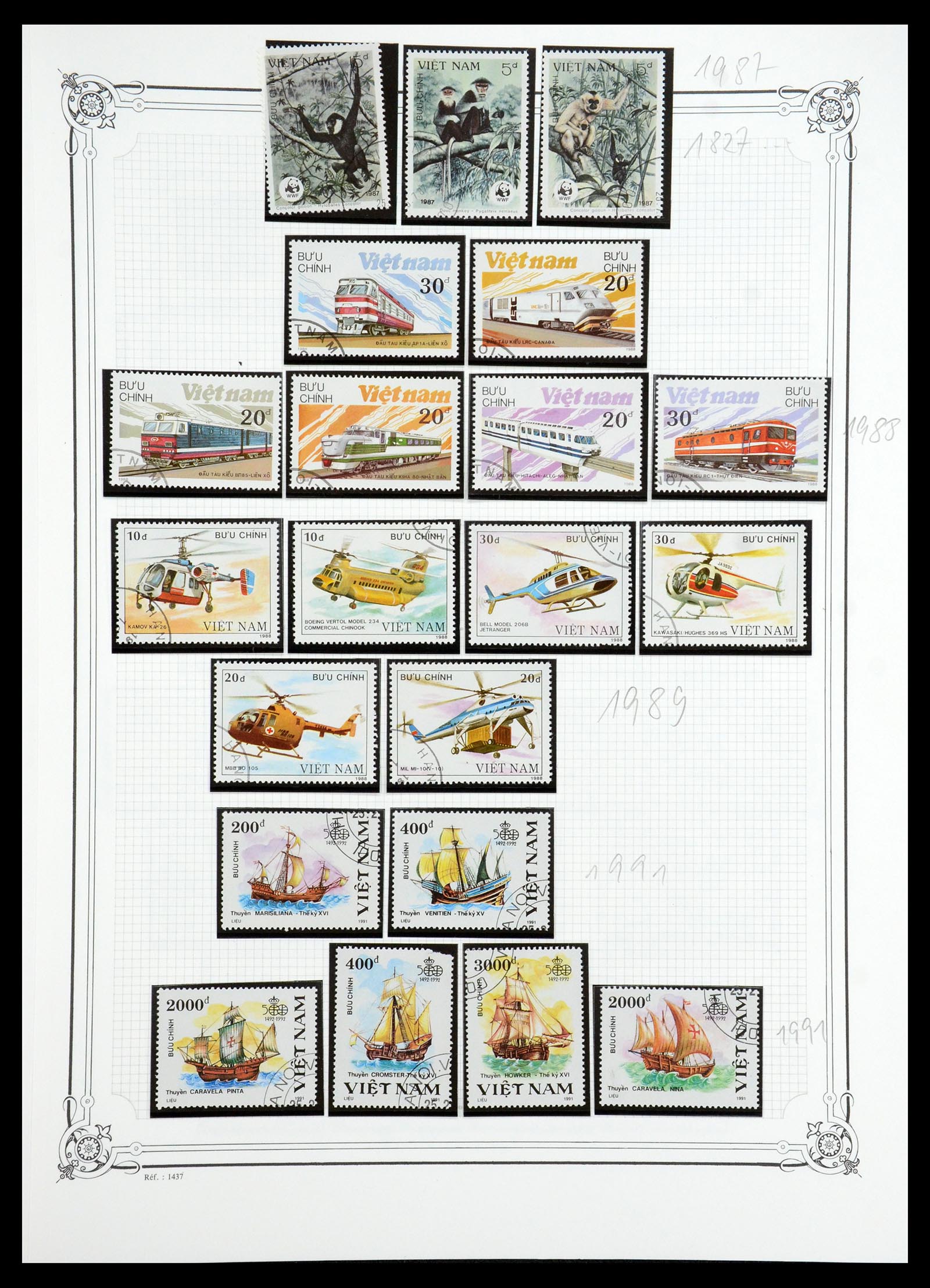 35404 178 - Postzegelverzameling 35404 Vietnam 1945-1991.