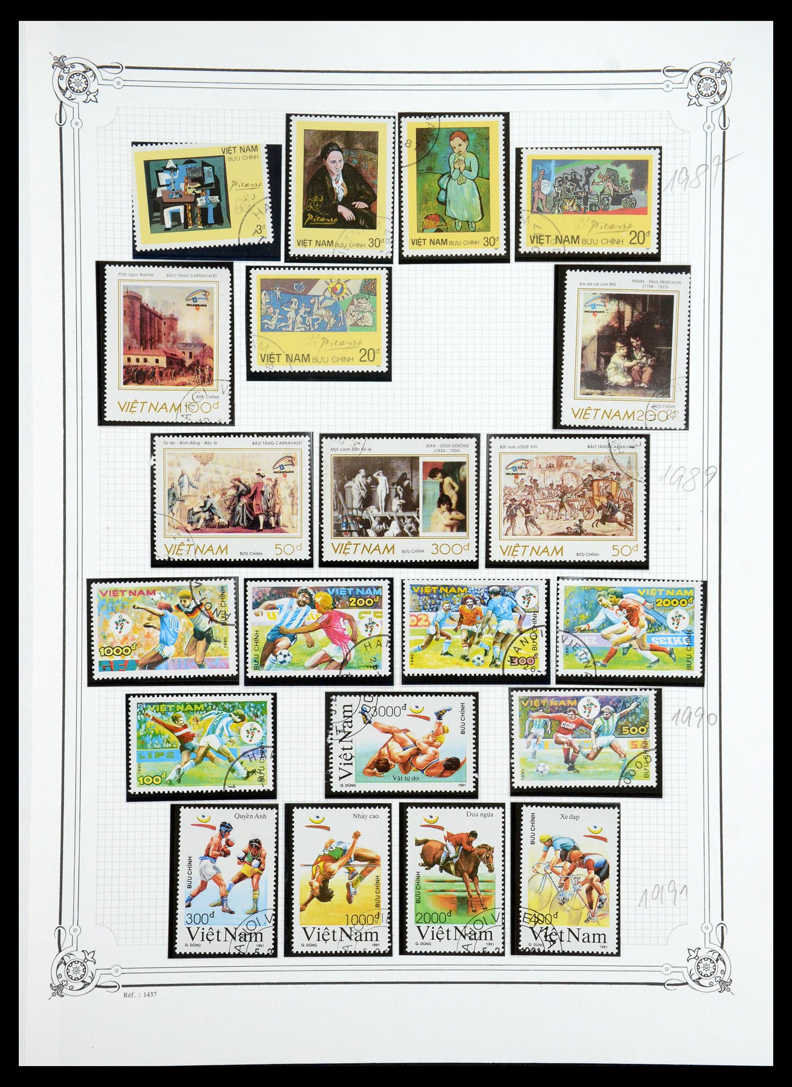 35404 179 - Postzegelverzameling 35404 Vietnam 1945-1991.