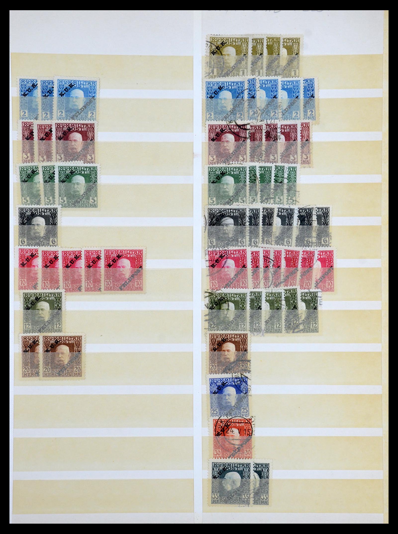 35405 009 - Postzegelverzameling 35405 Oostenrijkse gebieden 1850-1918.