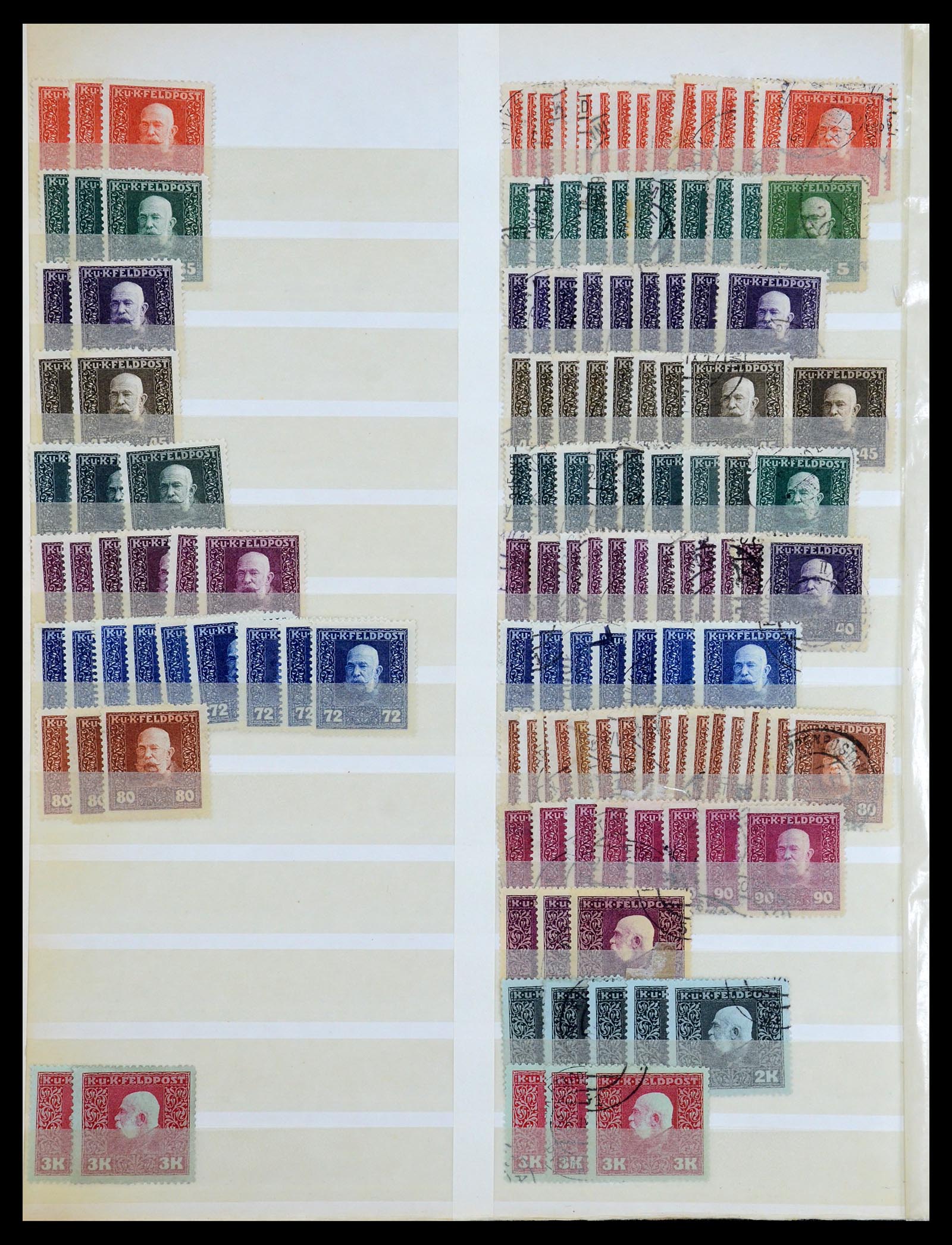 35405 012 - Postzegelverzameling 35405 Oostenrijkse gebieden 1850-1918.