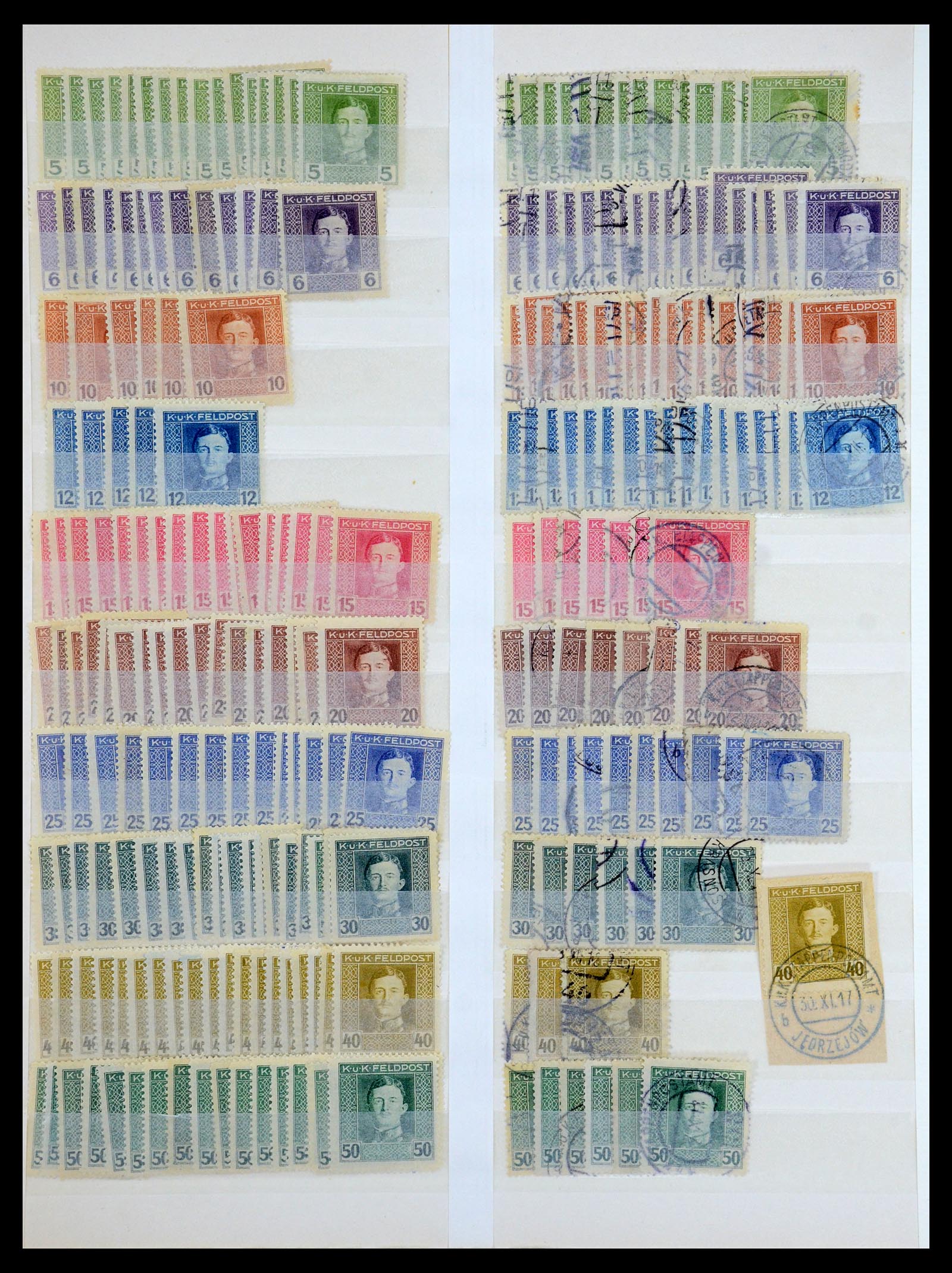 35405 014 - Postzegelverzameling 35405 Oostenrijkse gebieden 1850-1918.