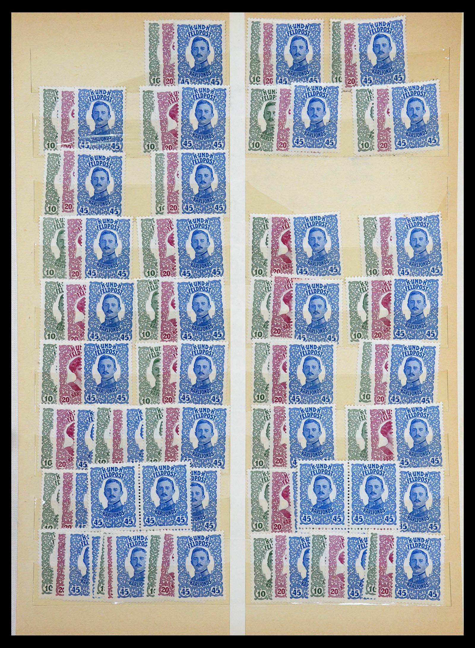 35405 043 - Postzegelverzameling 35405 Oostenrijkse gebieden 1850-1918.