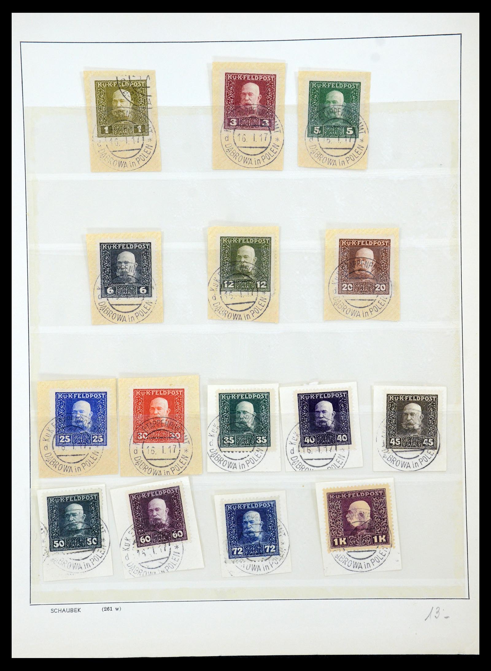 35405 045 - Postzegelverzameling 35405 Oostenrijkse gebieden 1850-1918.