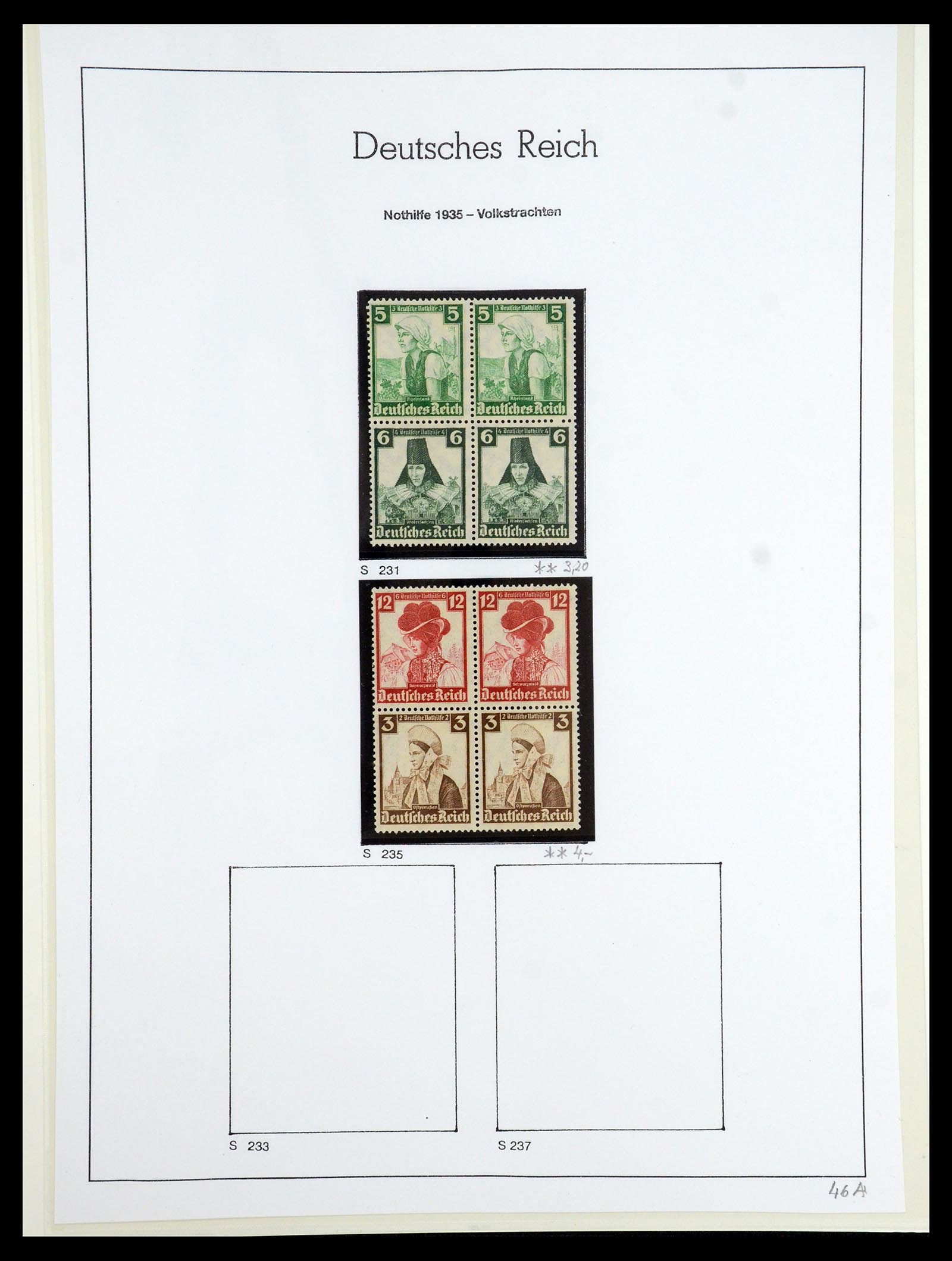 35408 034 - Postzegelverzameling 35408 Duitse Rijk combinaties 1933-1945.