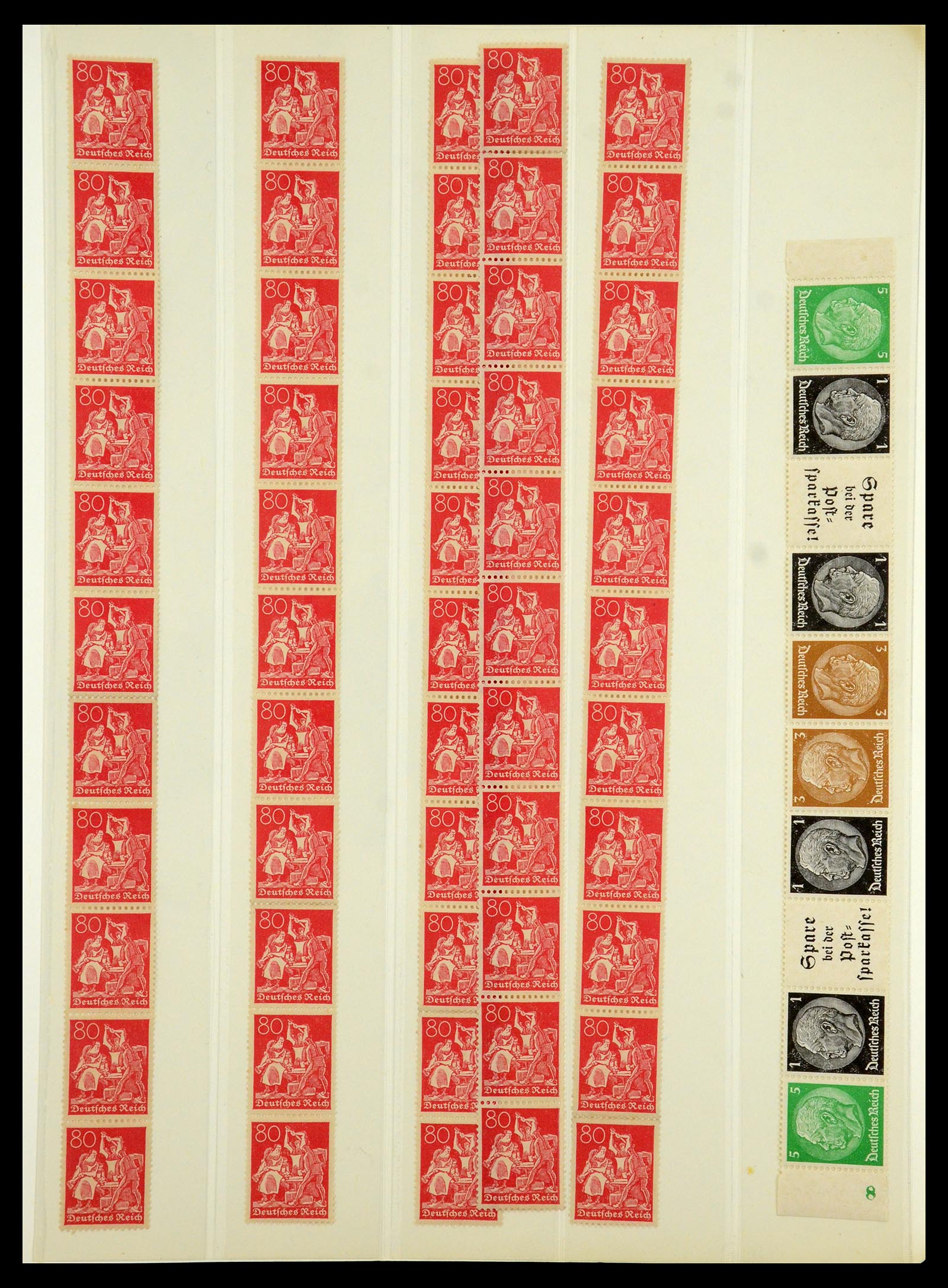 35408 062 - Stamp Collection 35408 German Reich combinations 1933-1945.