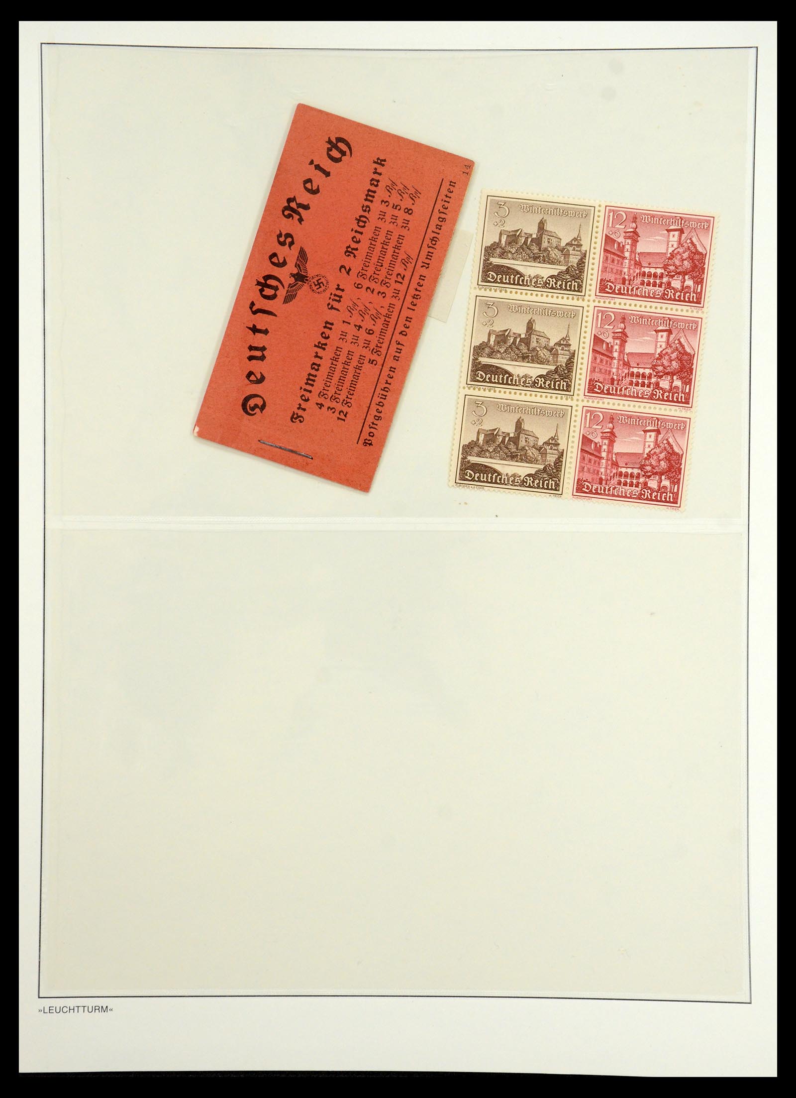 35408 090 - Stamp Collection 35408 German Reich combinations 1933-1945.