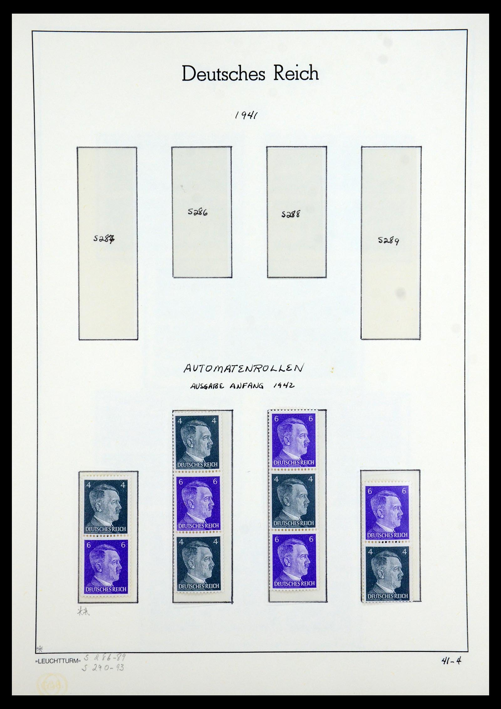 35408 146 - Stamp Collection 35408 German Reich combinations 1933-1945.