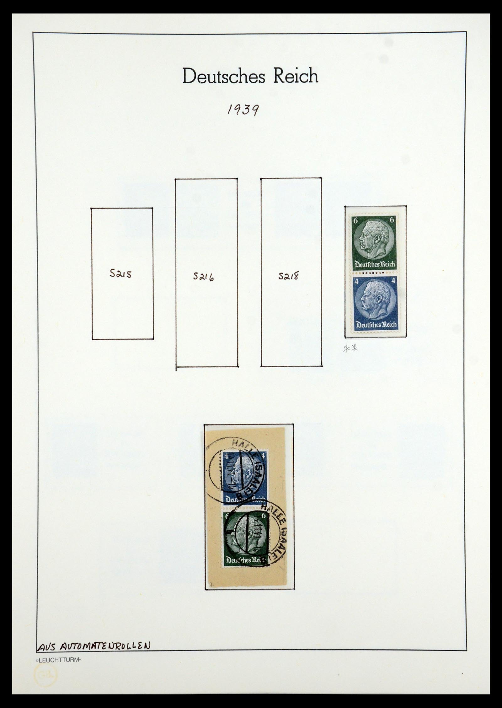 35408 160 - Stamp Collection 35408 German Reich combinations 1933-1945.