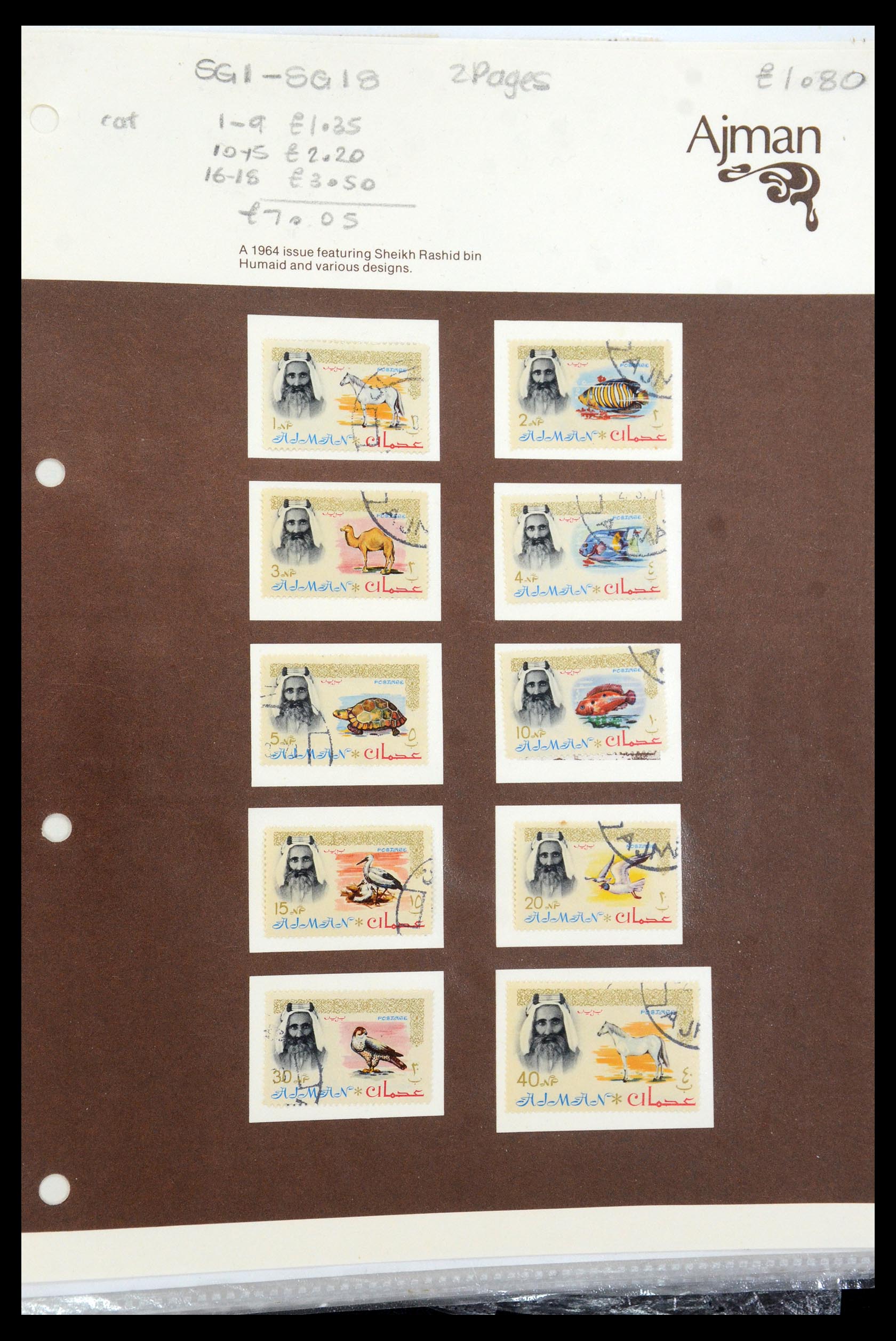 35411 001 - Stamp Collection 35411 Malta 1860-1987.