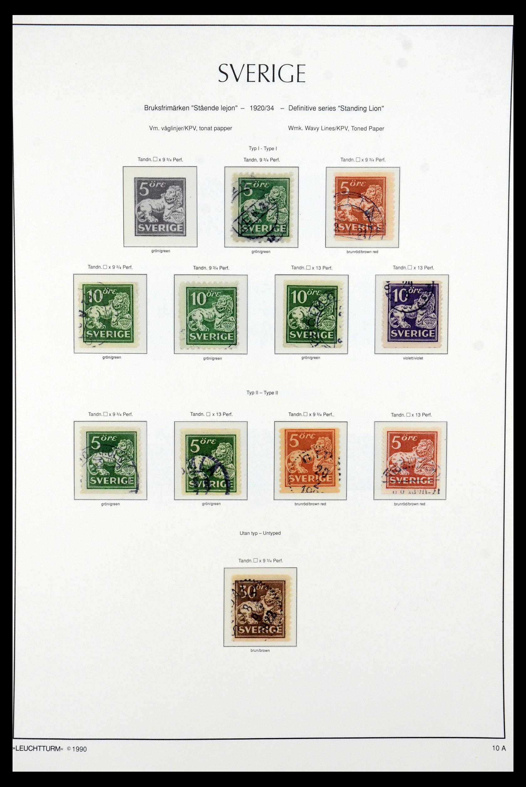 35415 011 - Stamp Collection 35415 Sweden 1855-1992.