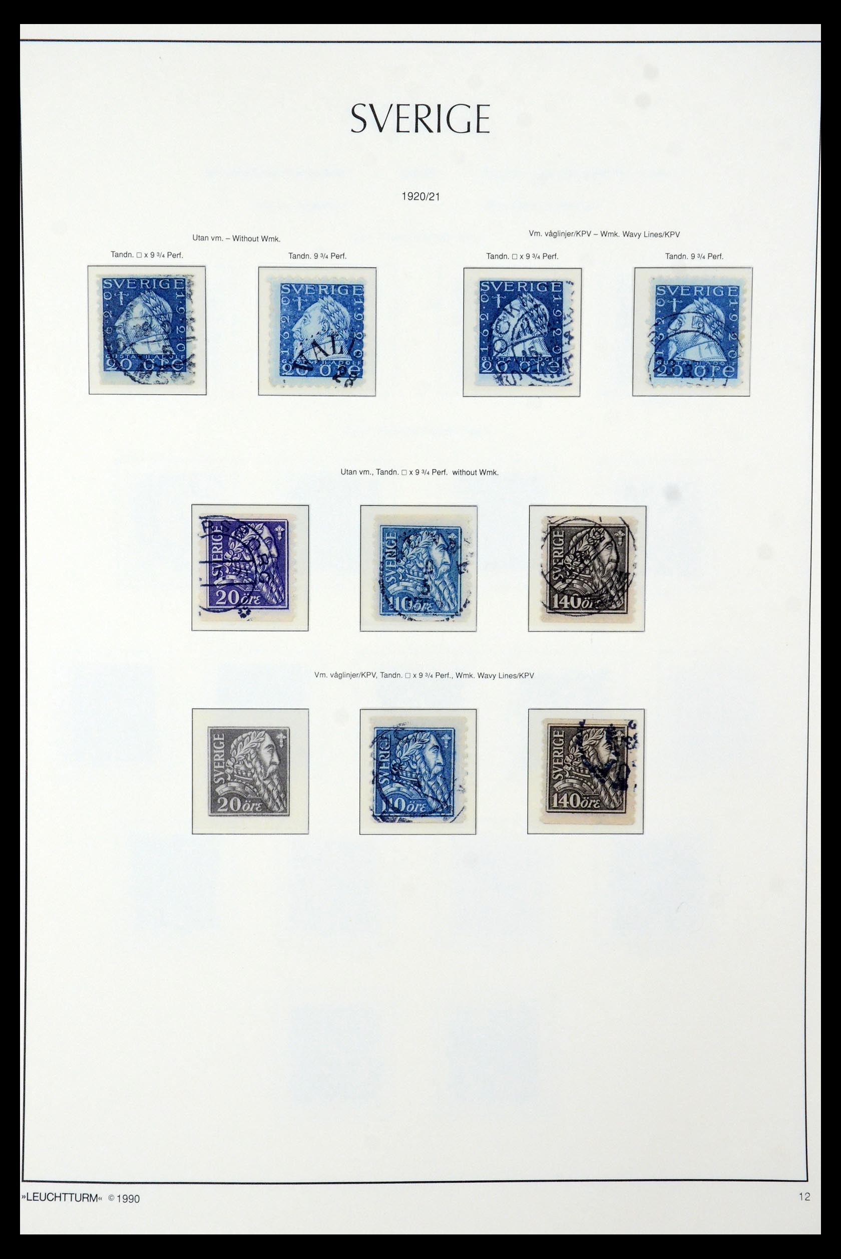 35415 013 - Postzegelverzameling 35415 Zweden 1855-1992.