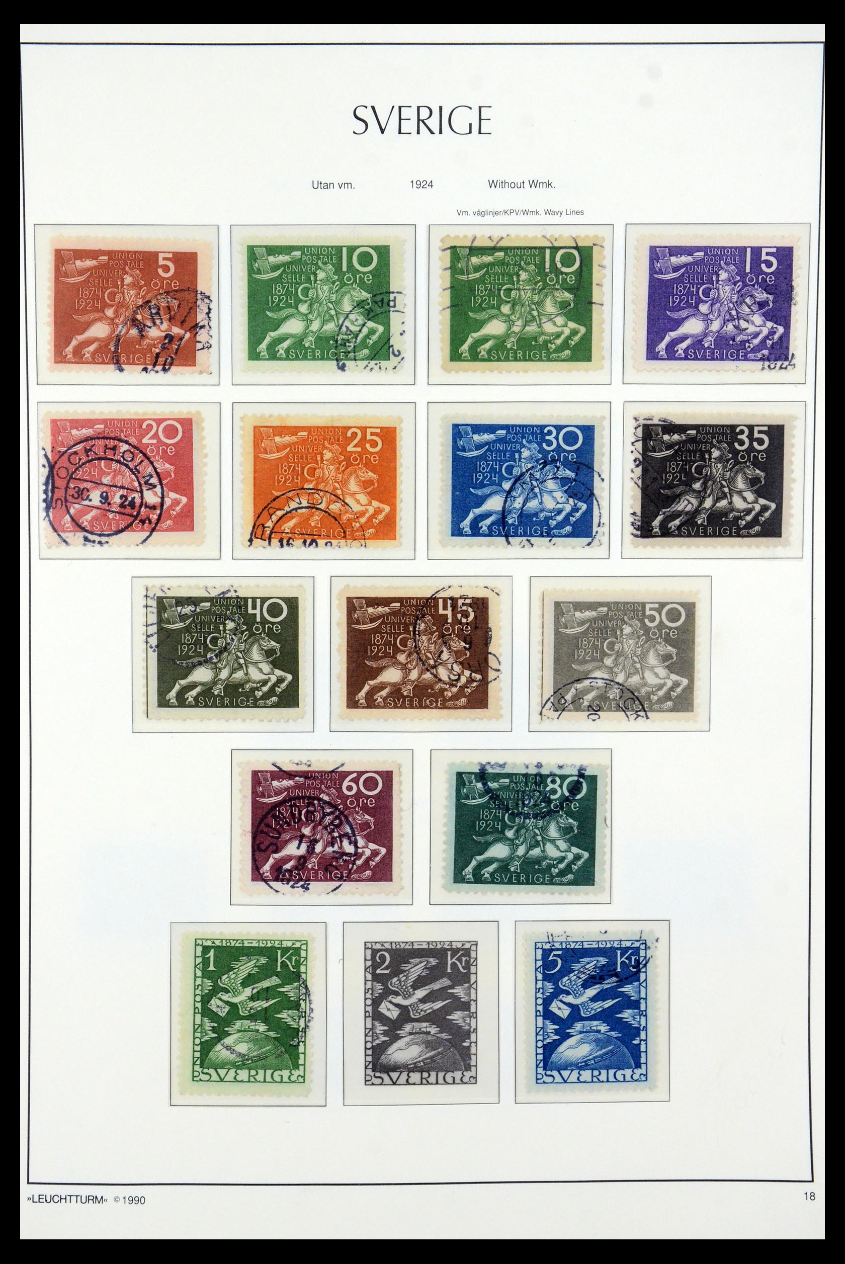 35415 019 - Postzegelverzameling 35415 Zweden 1855-1992.