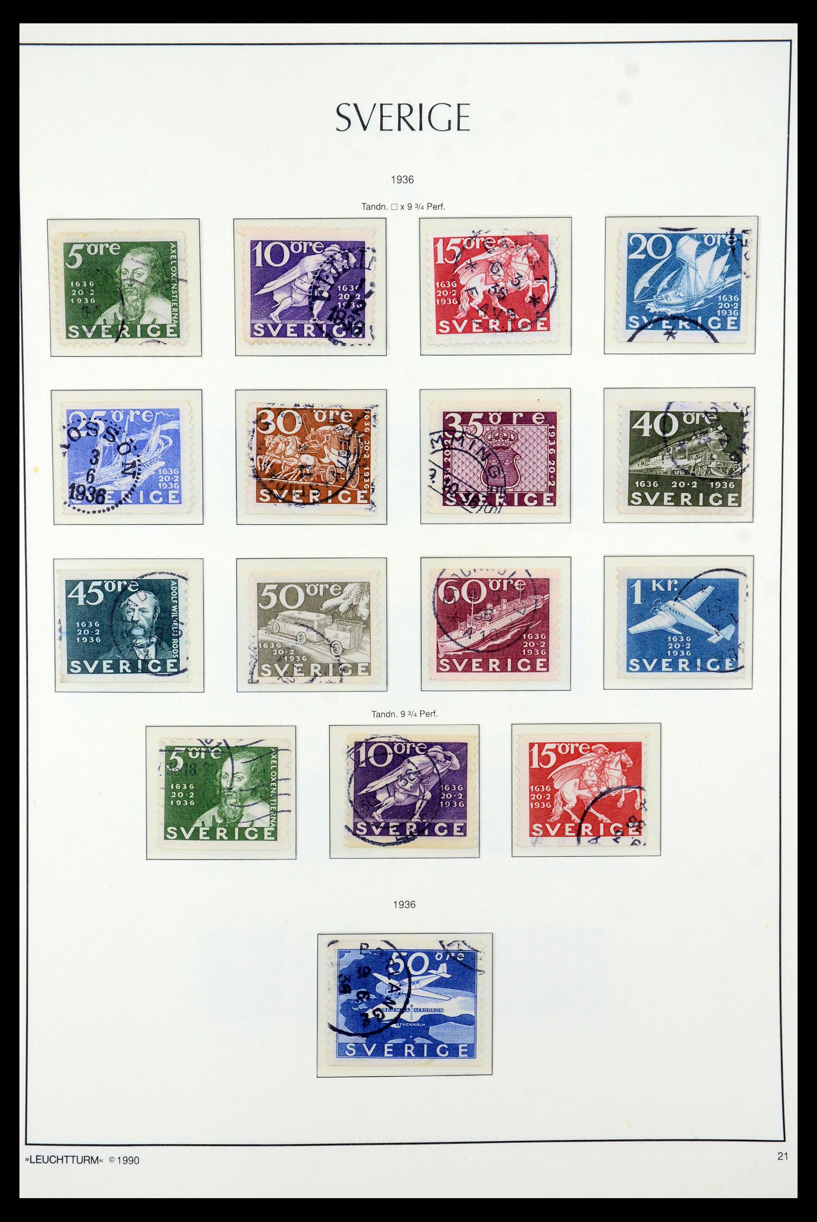 35415 022 - Postzegelverzameling 35415 Zweden 1855-1992.