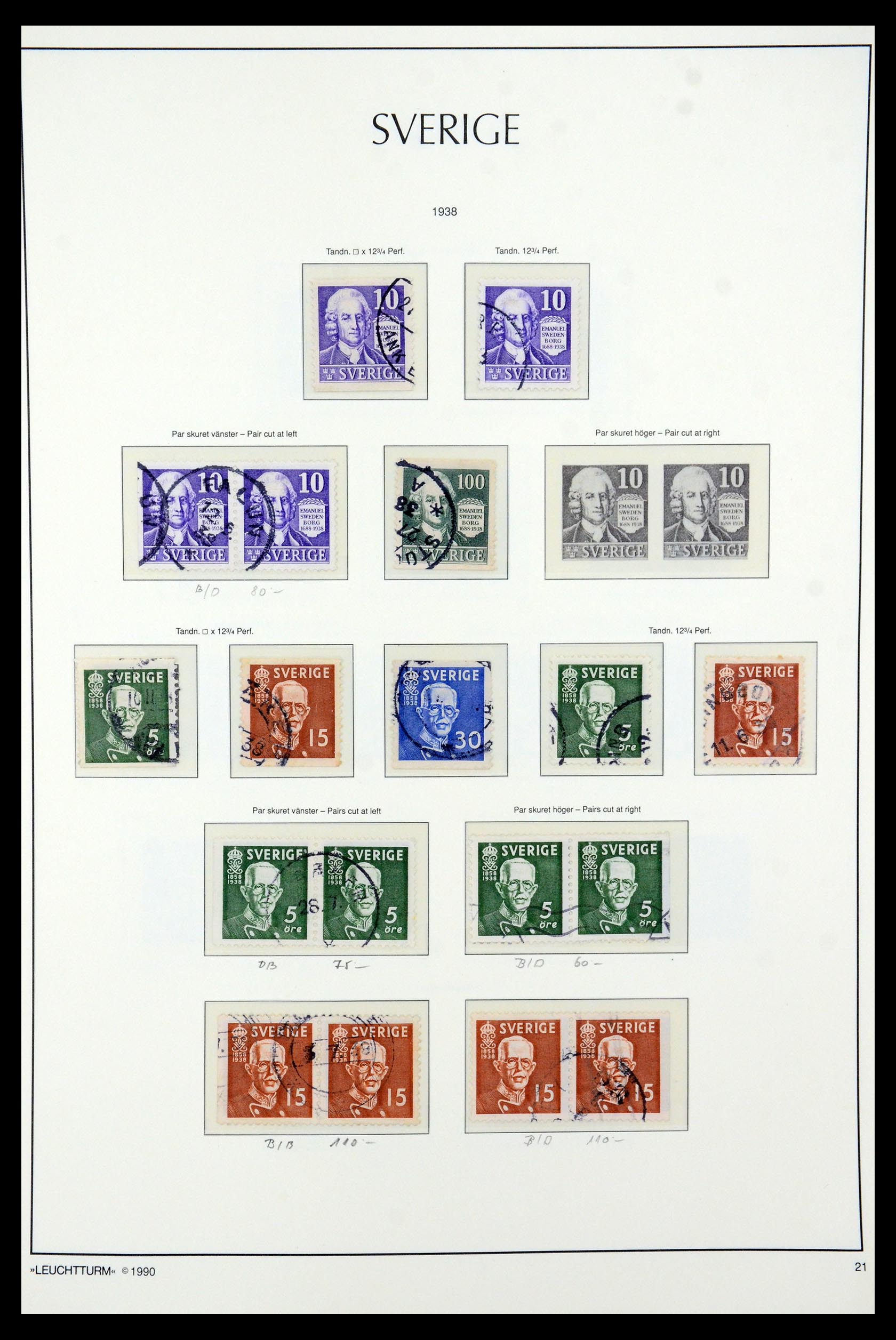 35415 023 - Postzegelverzameling 35415 Zweden 1855-1992.