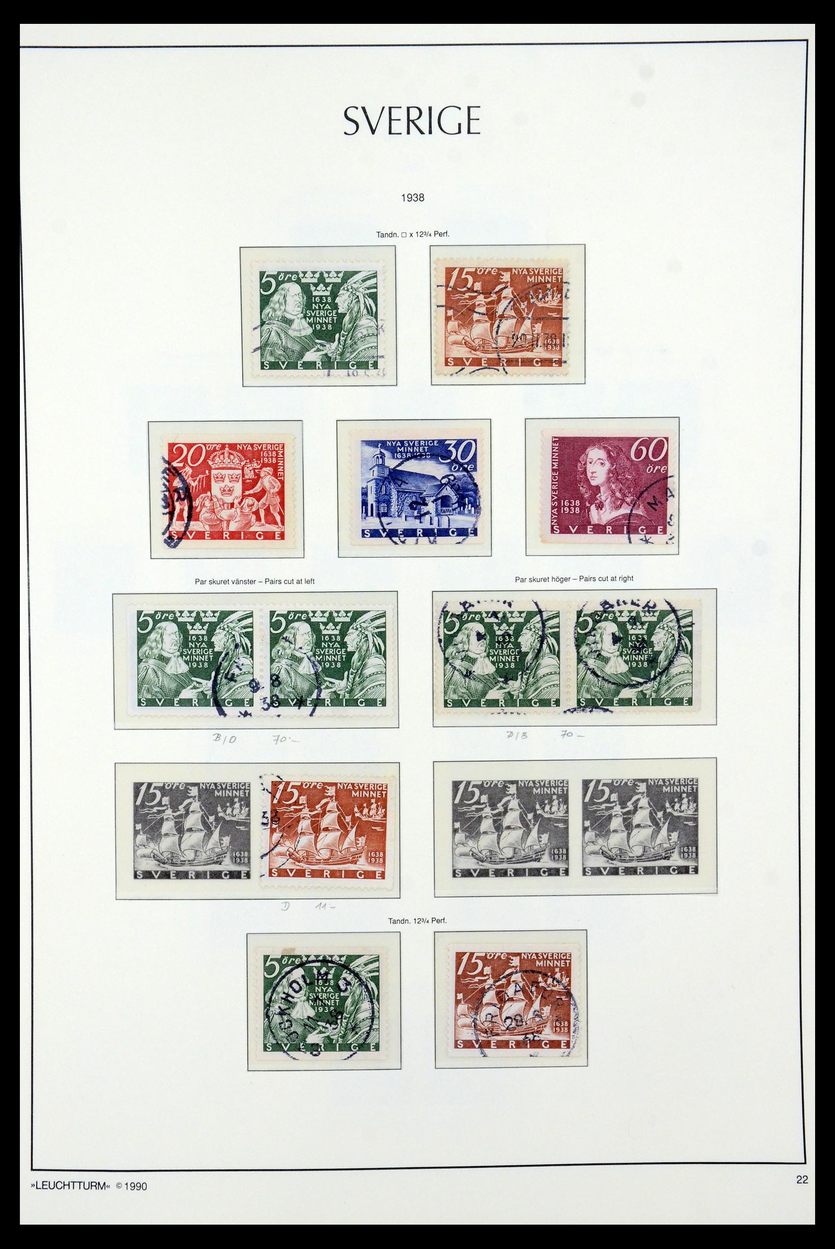 35415 024 - Postzegelverzameling 35415 Zweden 1855-1992.