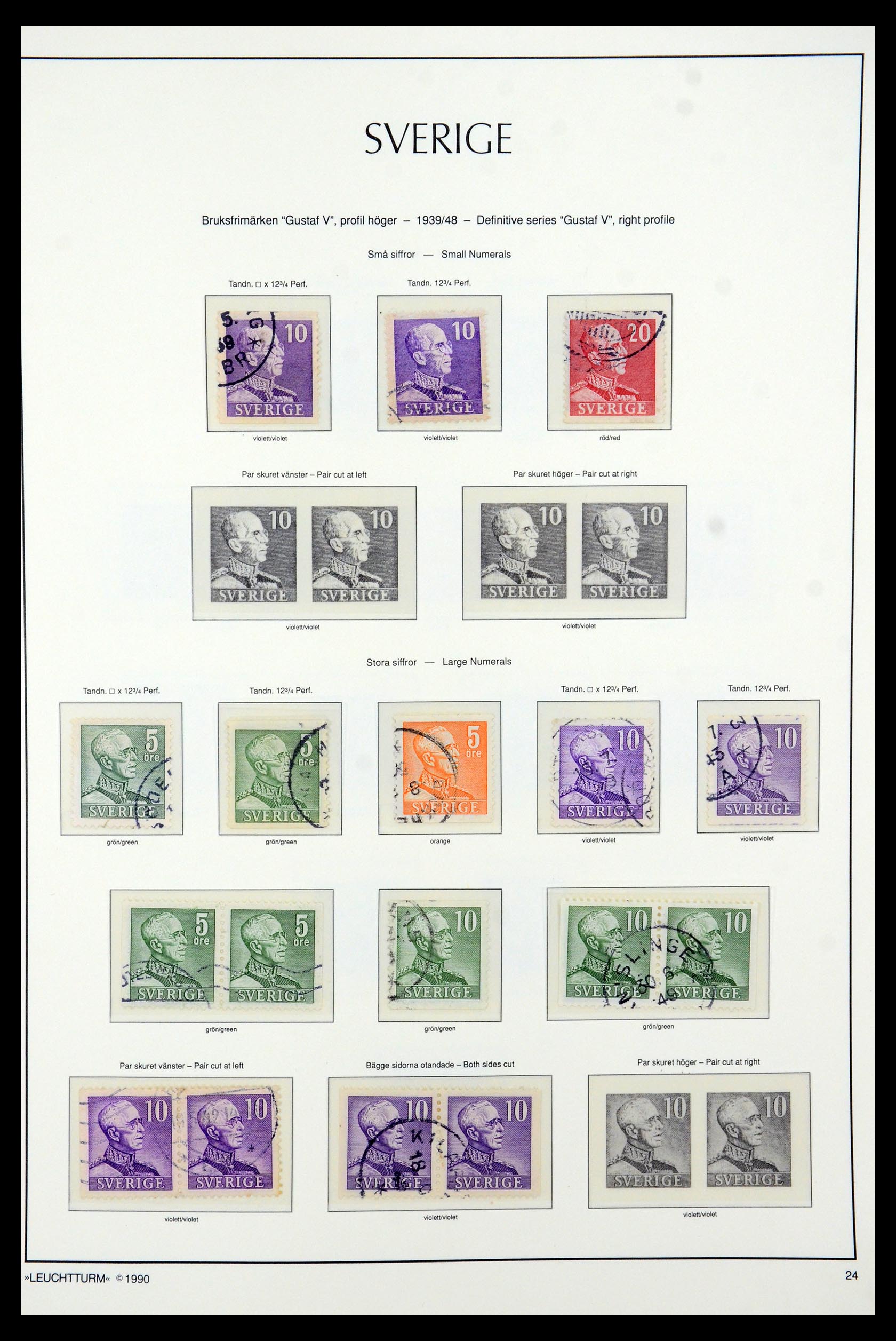 35415 026 - Postzegelverzameling 35415 Zweden 1855-1992.