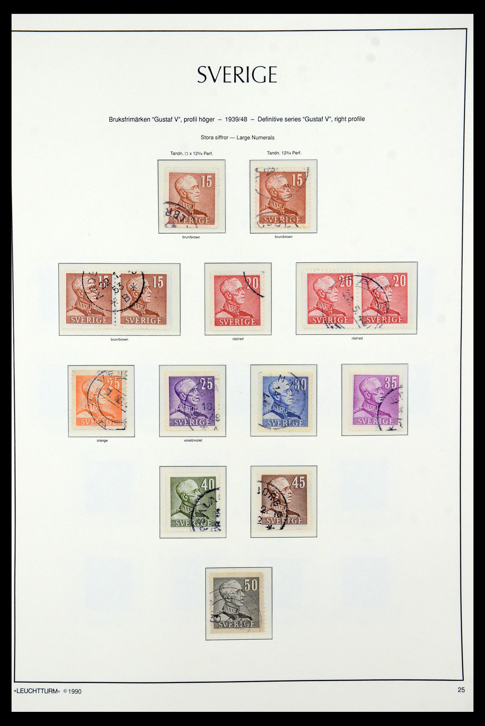 35415 027 - Postzegelverzameling 35415 Zweden 1855-1992.
