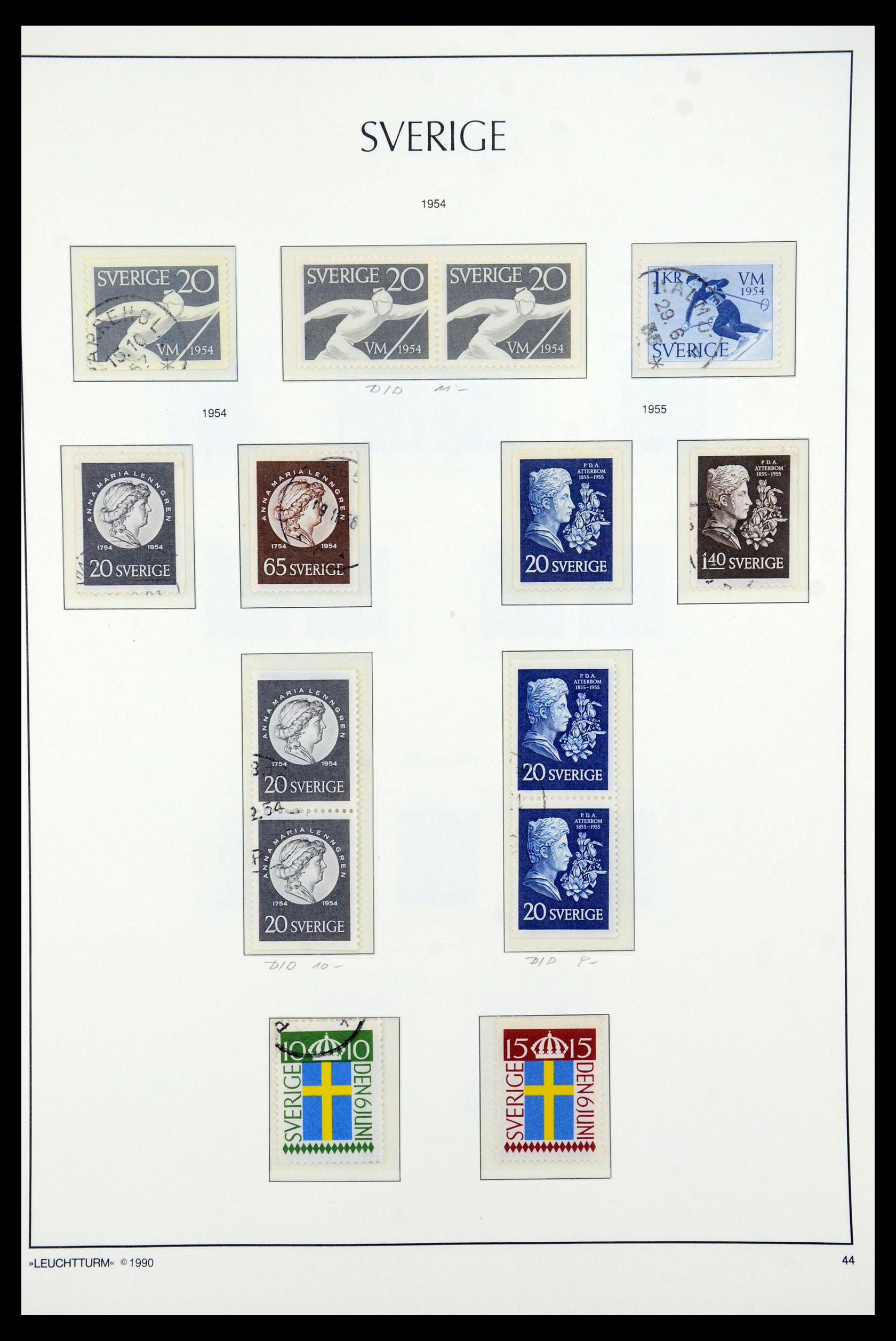 35415 046 - Postzegelverzameling 35415 Zweden 1855-1992.