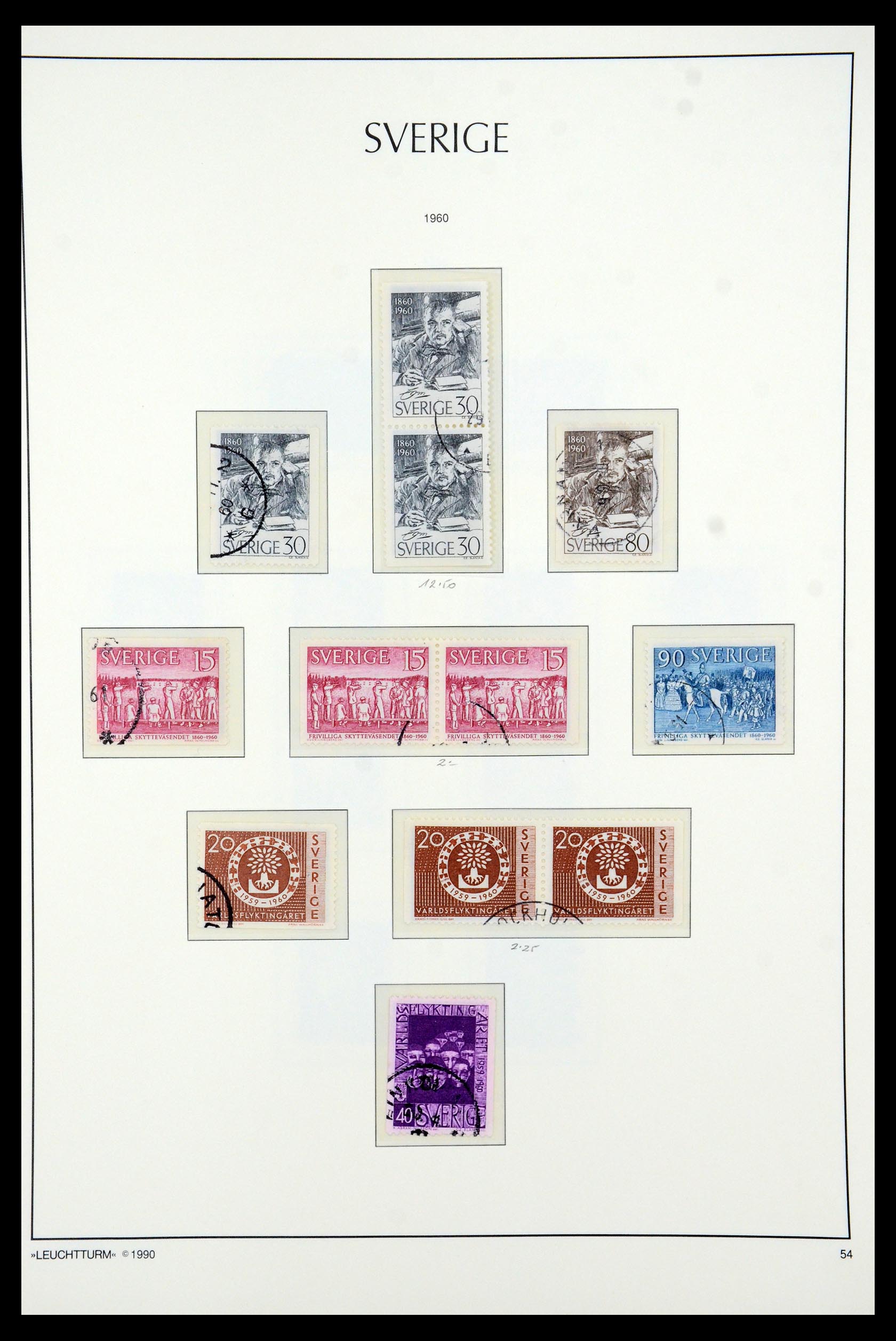35415 056 - Postzegelverzameling 35415 Zweden 1855-1992.