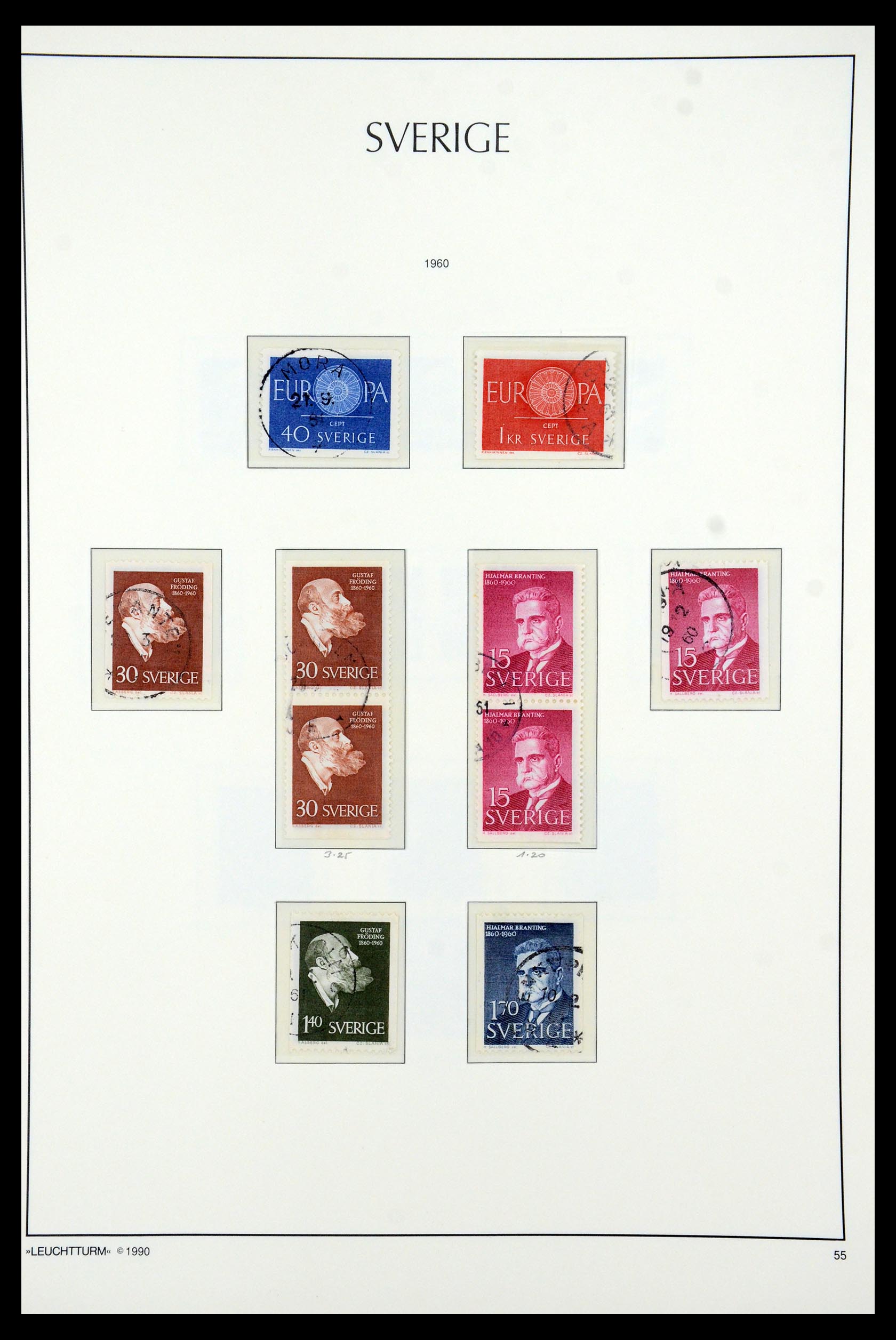 35415 057 - Postzegelverzameling 35415 Zweden 1855-1992.