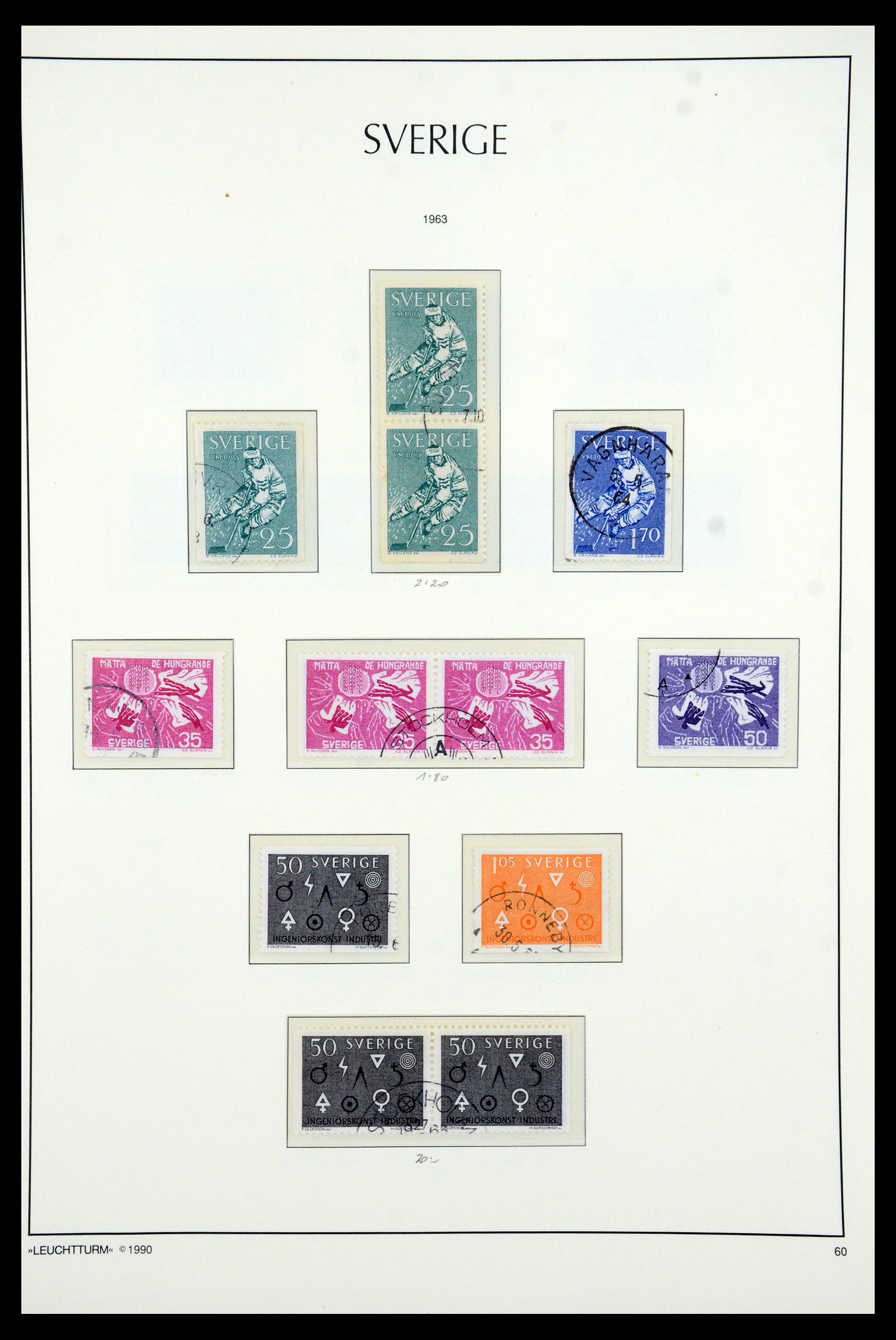 35415 062 - Postzegelverzameling 35415 Zweden 1855-1992.