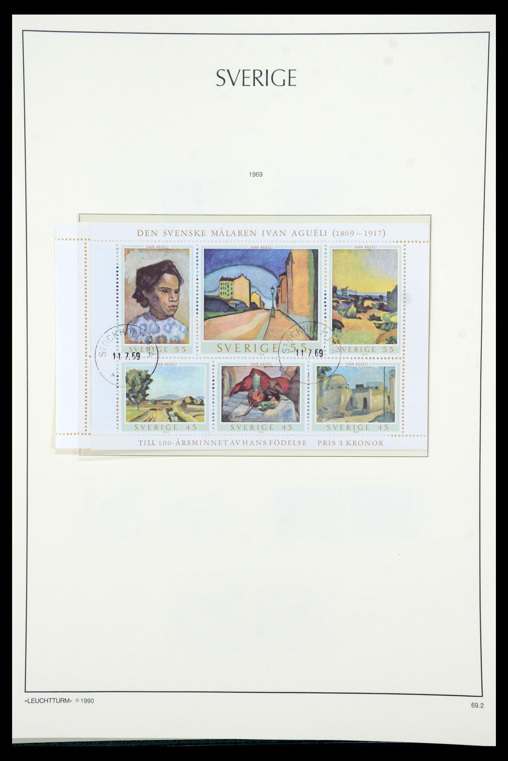 35415 077 - Postzegelverzameling 35415 Zweden 1855-1992.