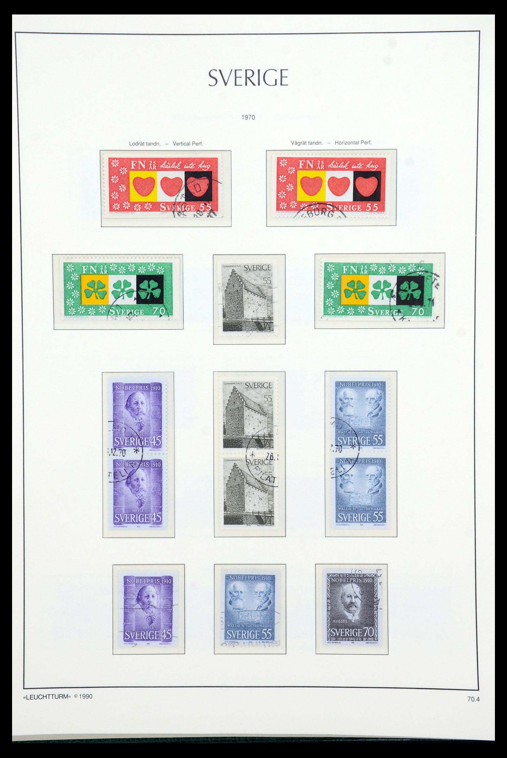 35415 084 - Postzegelverzameling 35415 Zweden 1855-1992.