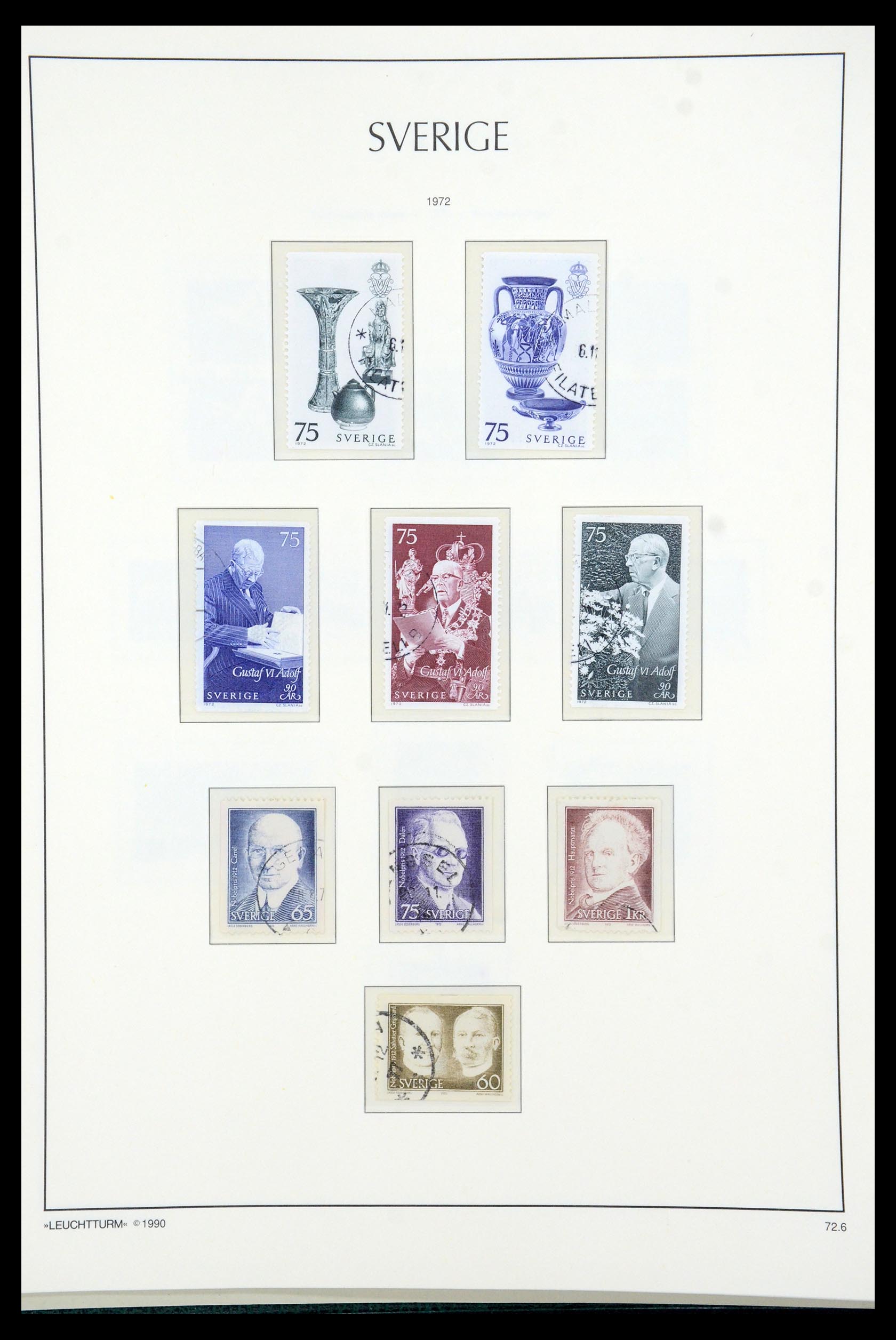 35415 094 - Postzegelverzameling 35415 Zweden 1855-1992.