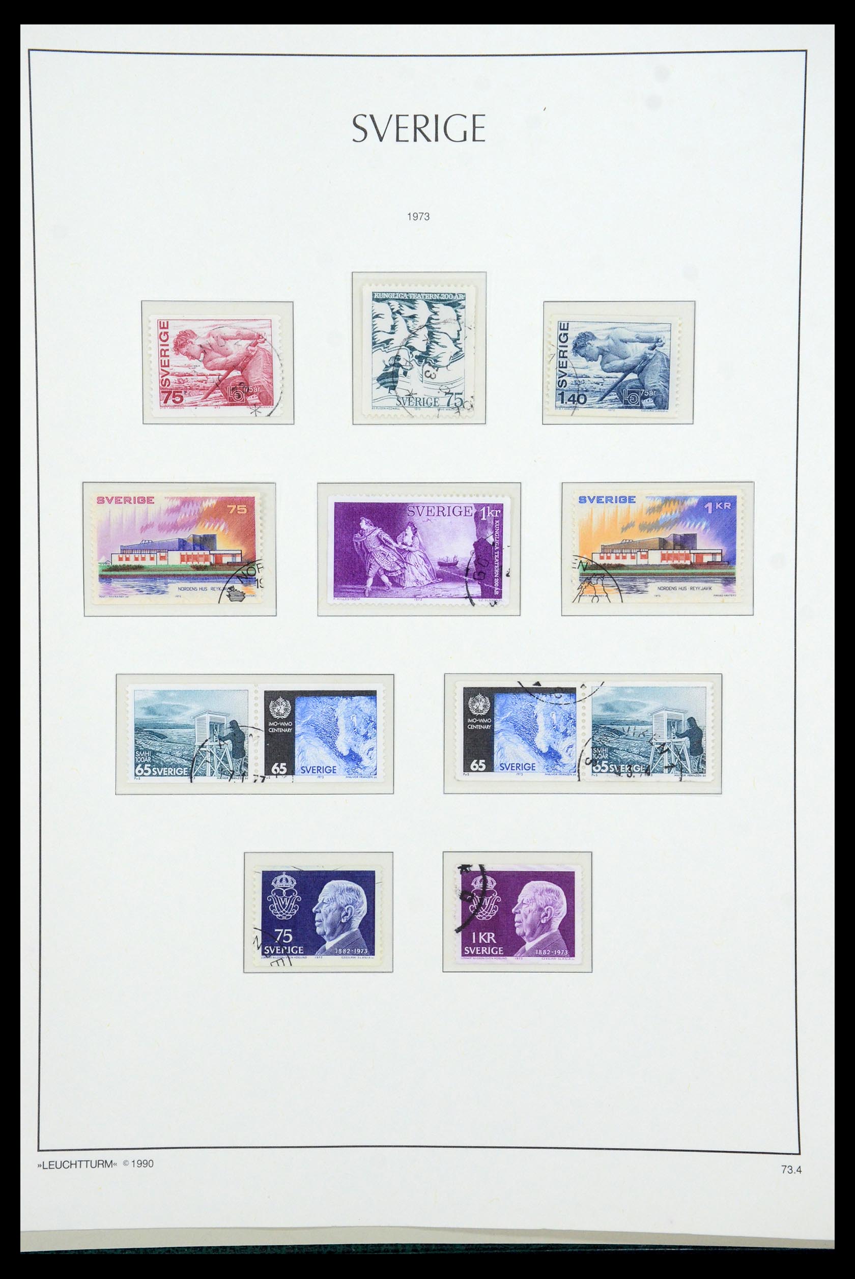 35415 098 - Postzegelverzameling 35415 Zweden 1855-1992.