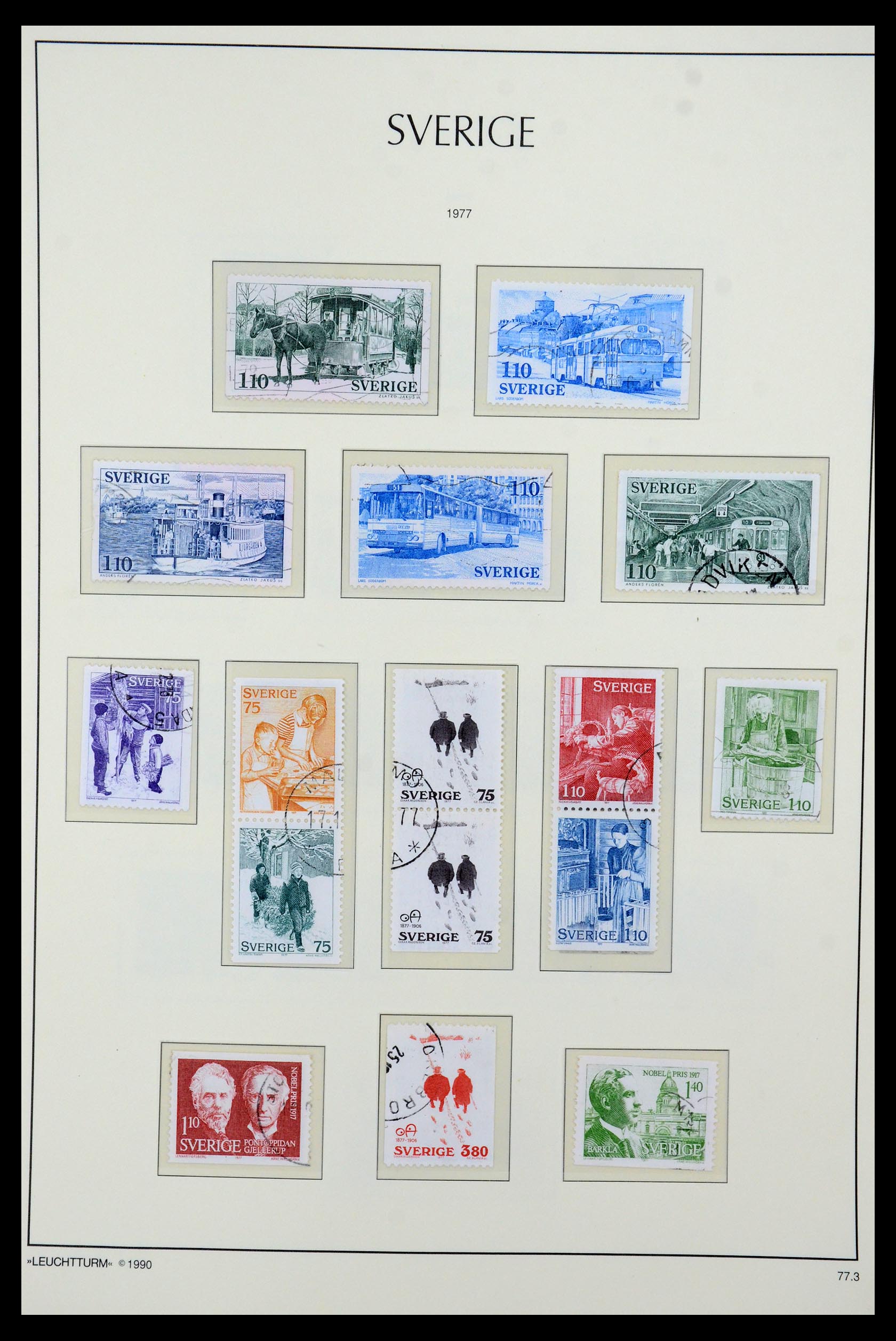 35415 121 - Postzegelverzameling 35415 Zweden 1855-1992.