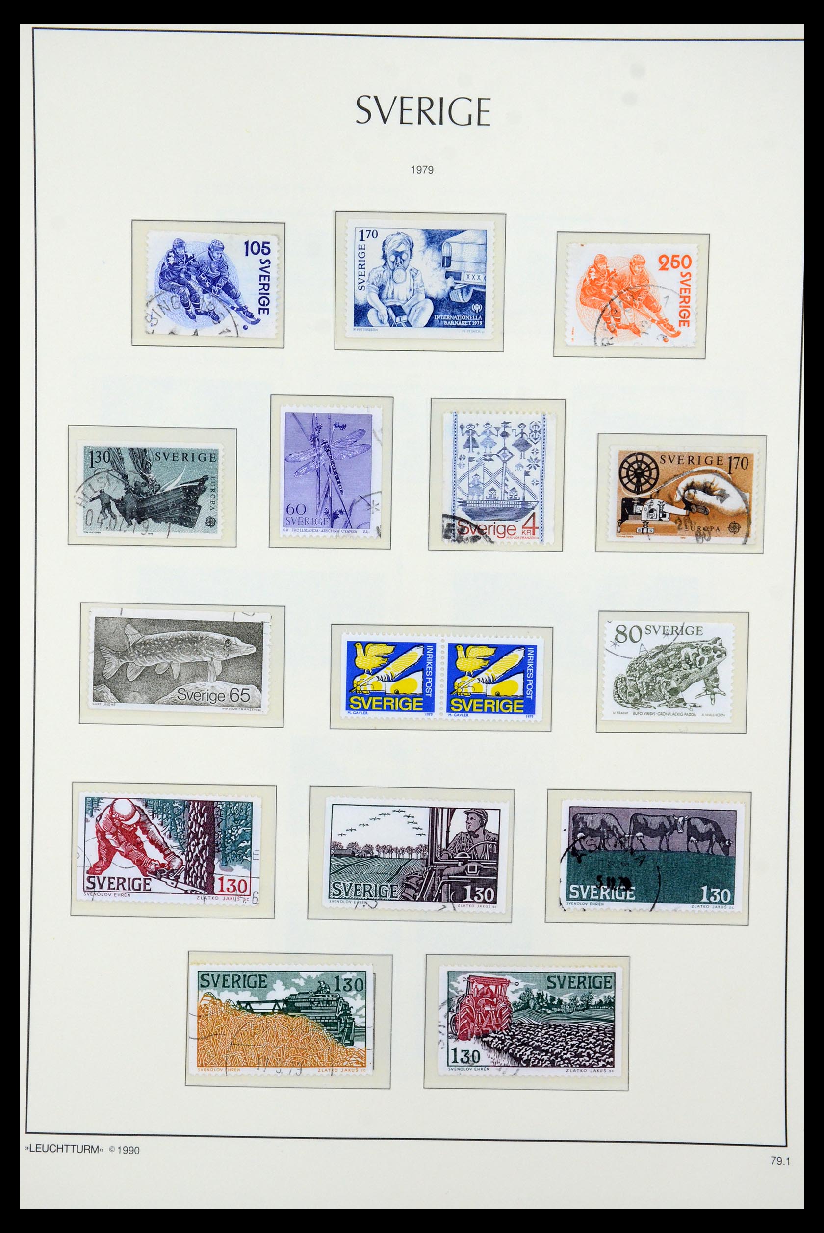 35415 125 - Postzegelverzameling 35415 Zweden 1855-1992.