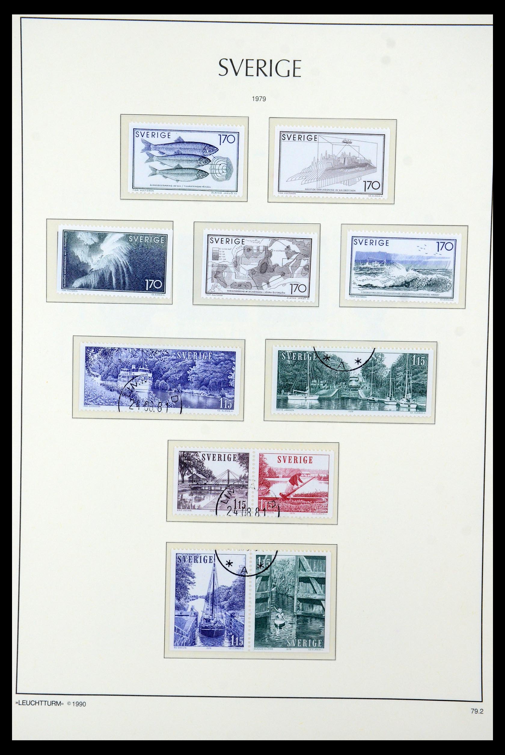 35415 126 - Postzegelverzameling 35415 Zweden 1855-1992.
