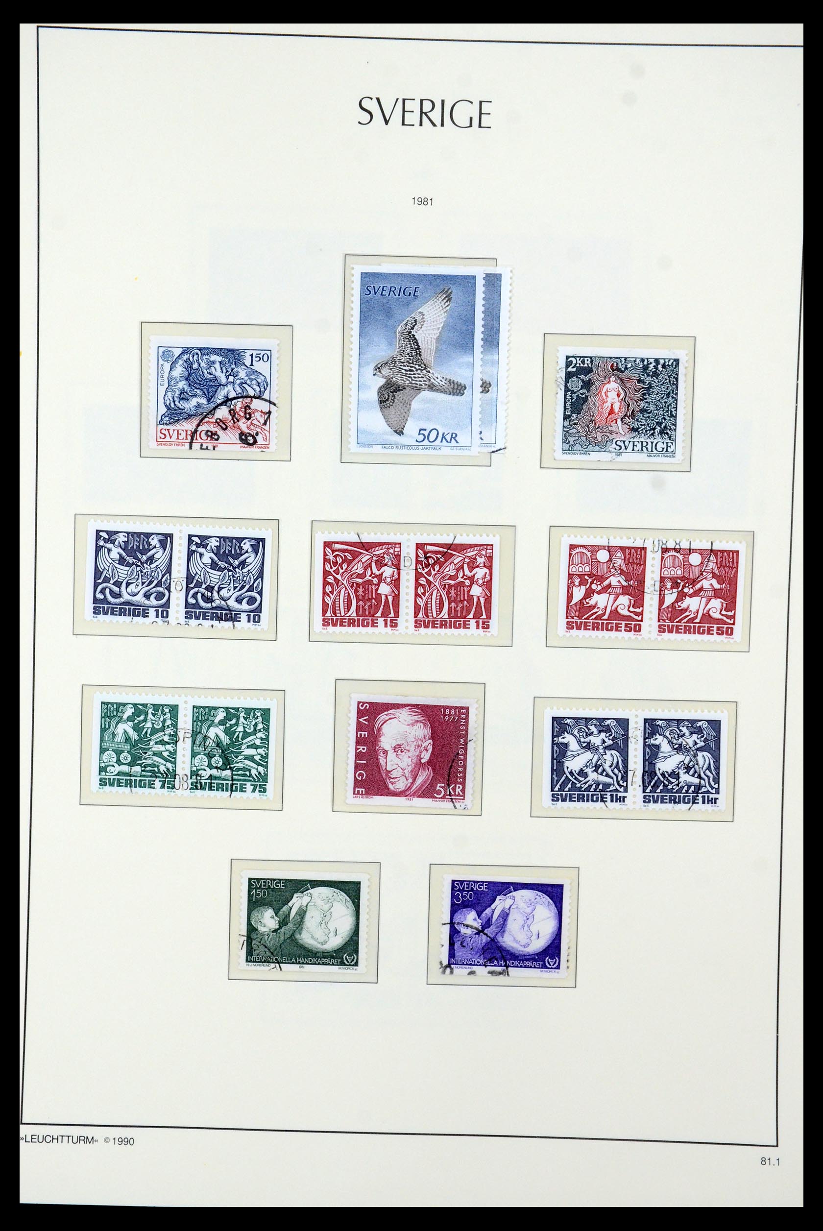 35415 133 - Postzegelverzameling 35415 Zweden 1855-1992.