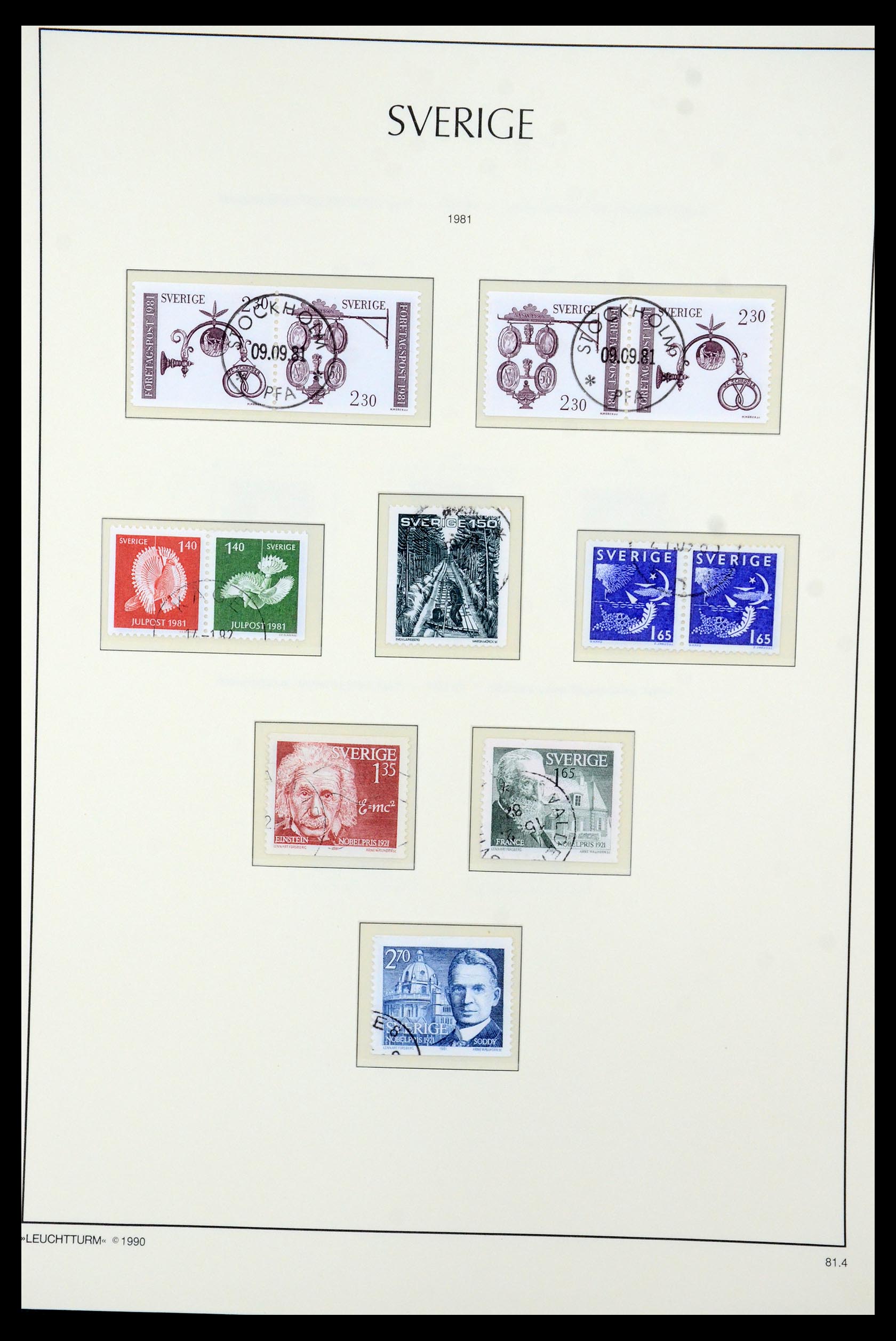35415 136 - Postzegelverzameling 35415 Zweden 1855-1992.