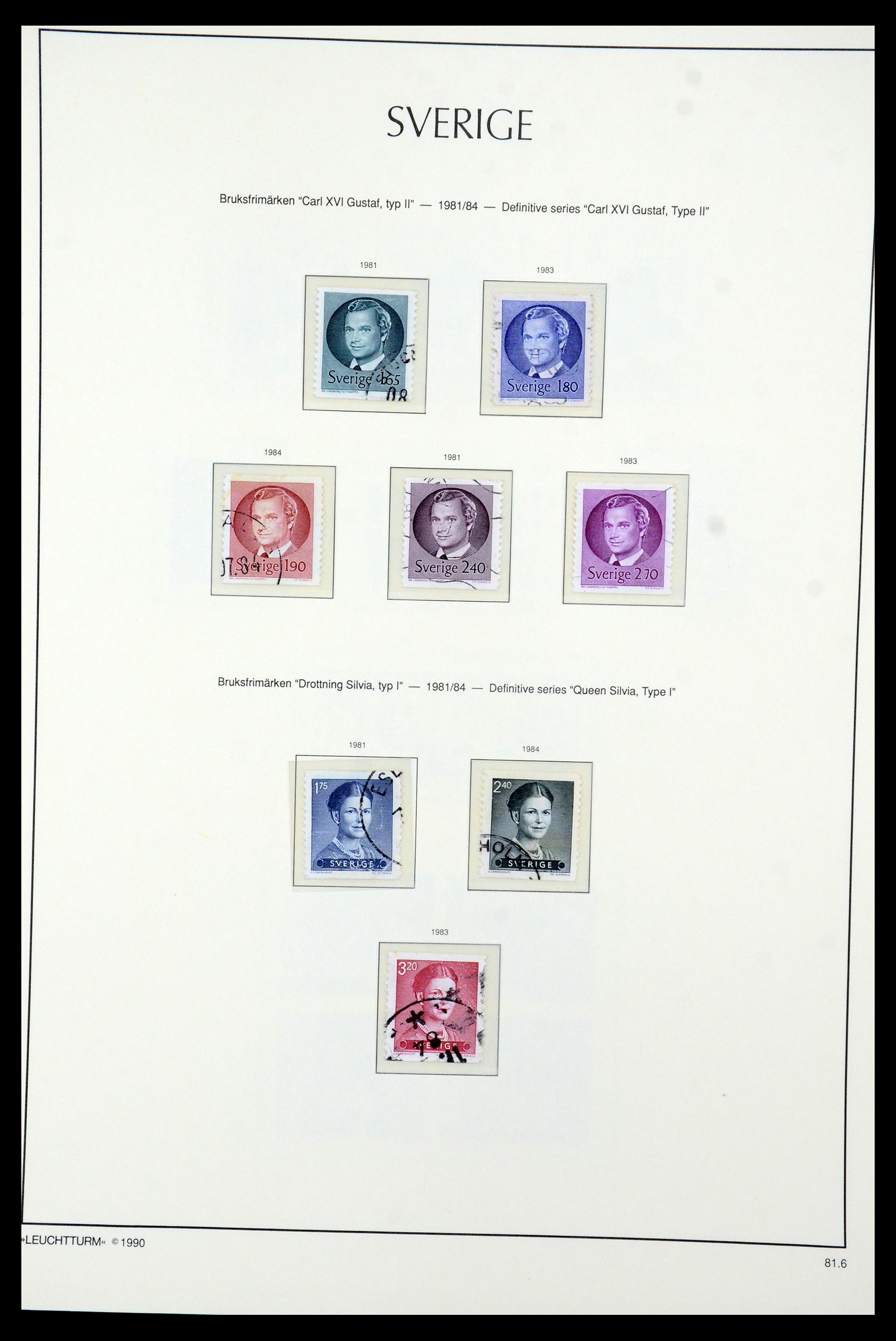 35415 137 - Postzegelverzameling 35415 Zweden 1855-1992.