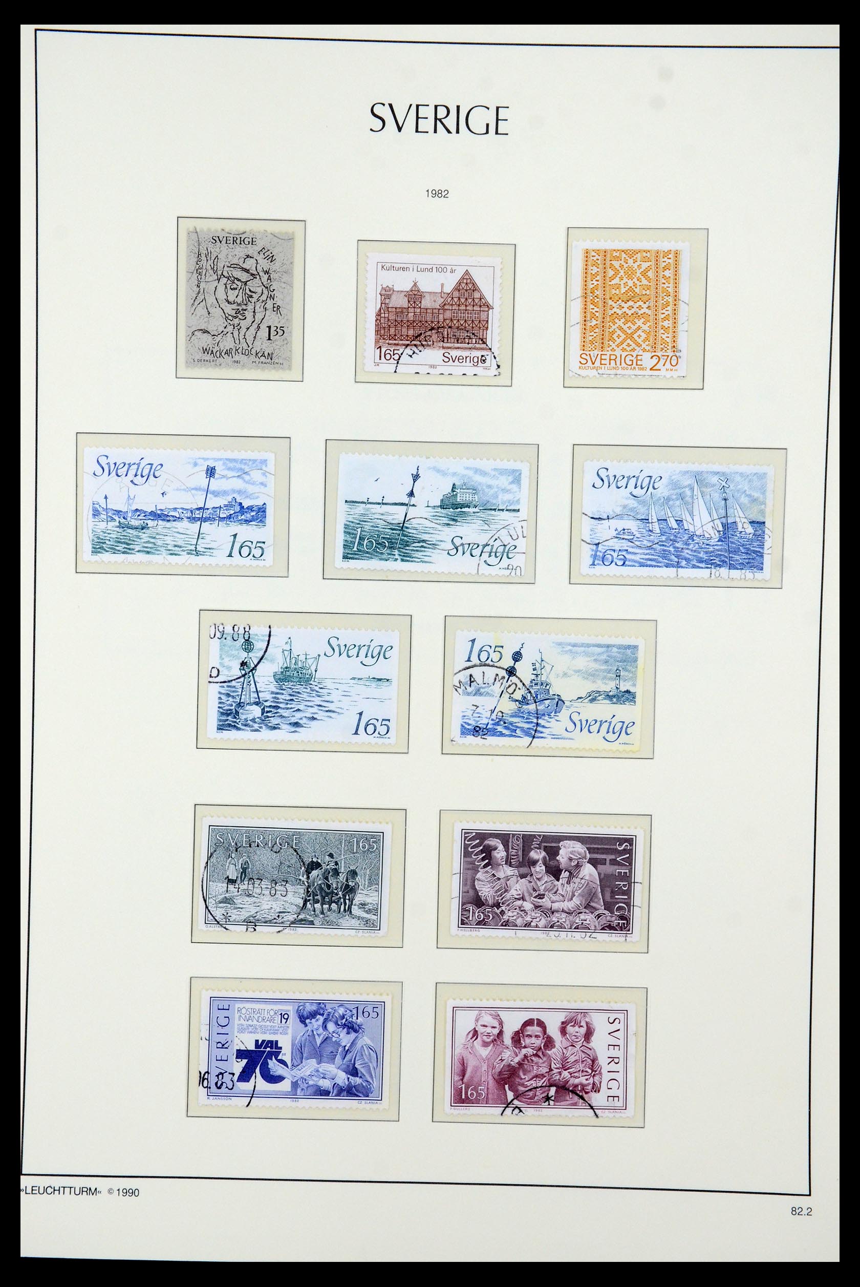 35415 139 - Postzegelverzameling 35415 Zweden 1855-1992.