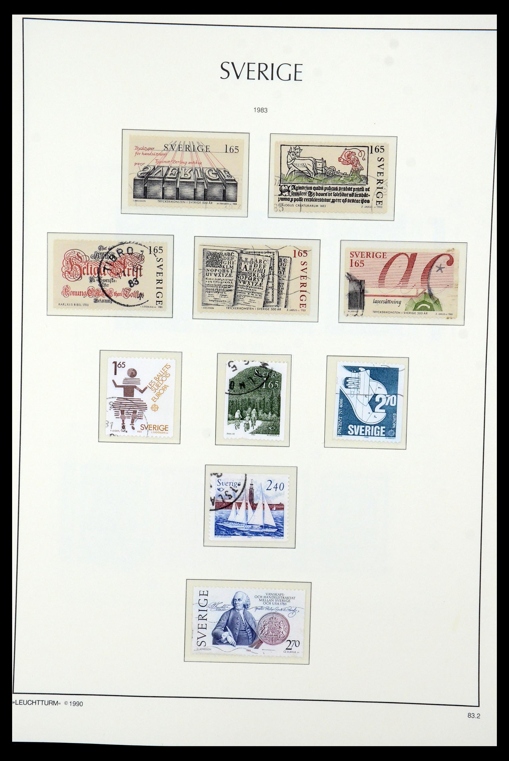 35415 143 - Postzegelverzameling 35415 Zweden 1855-1992.