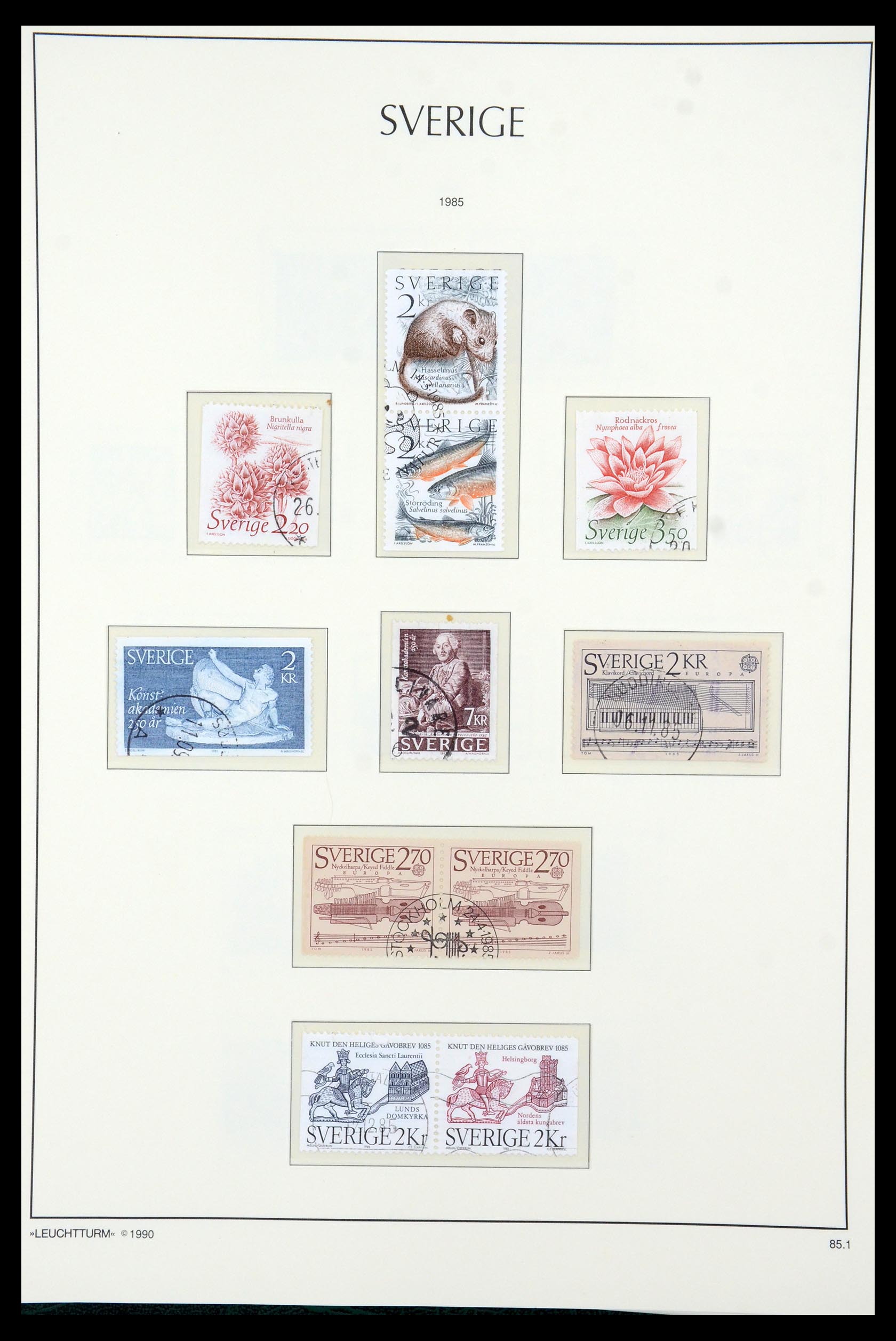 35415 150 - Stamp Collection 35415 Sweden 1855-1992.