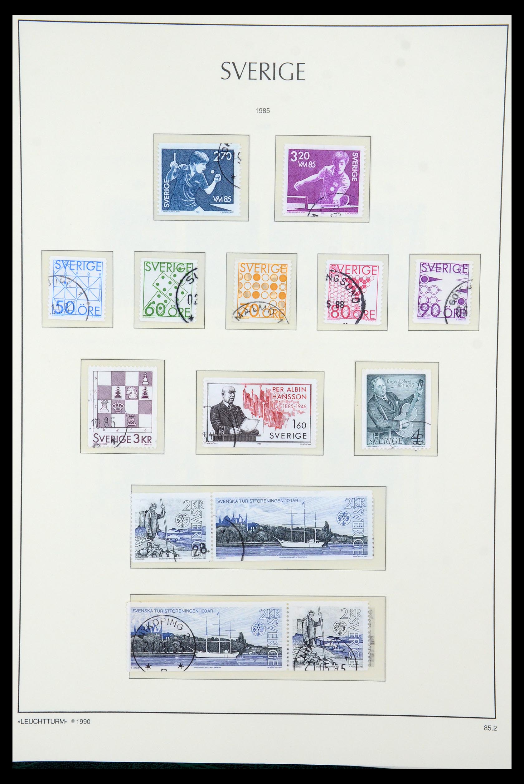 35415 151 - Stamp Collection 35415 Sweden 1855-1992.