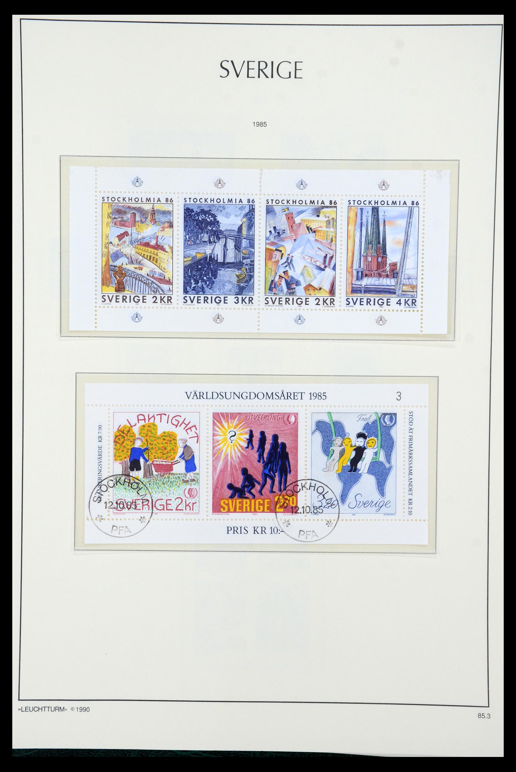 35415 152 - Postzegelverzameling 35415 Zweden 1855-1992.