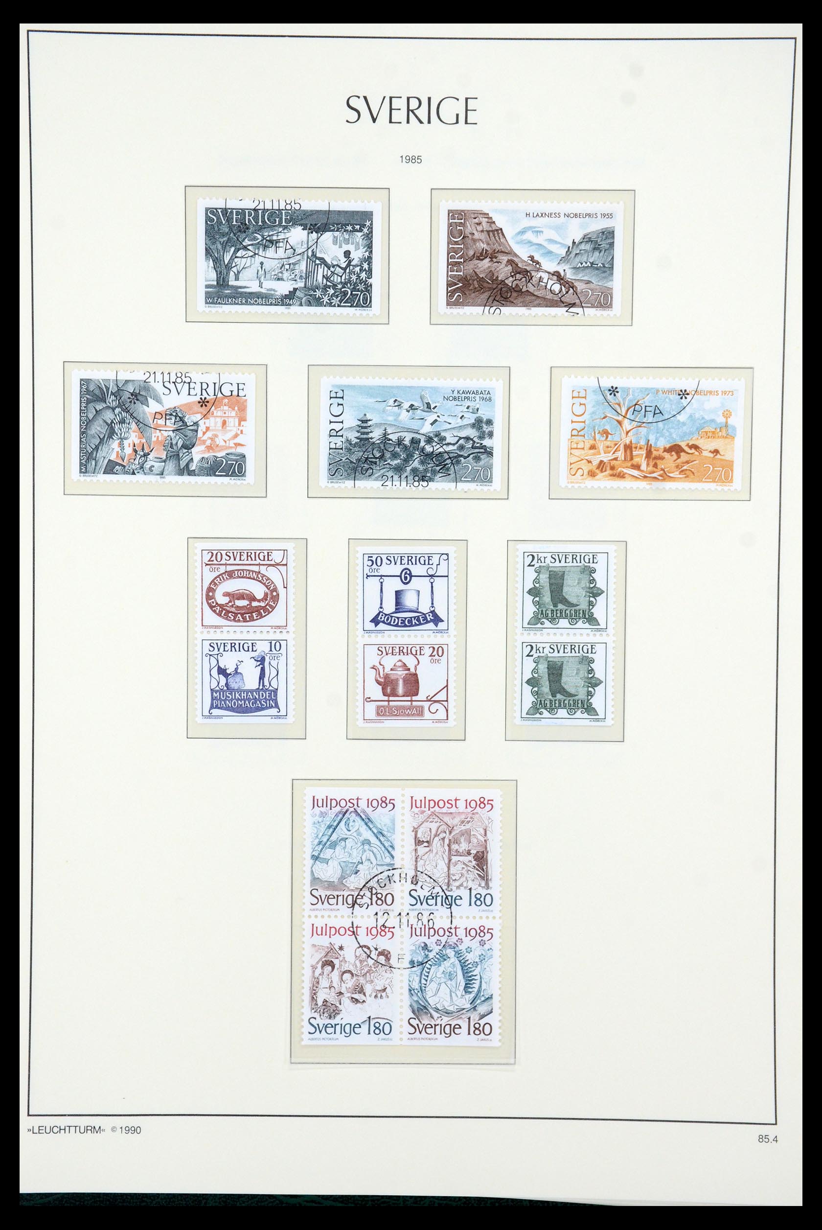 35415 153 - Postzegelverzameling 35415 Zweden 1855-1992.