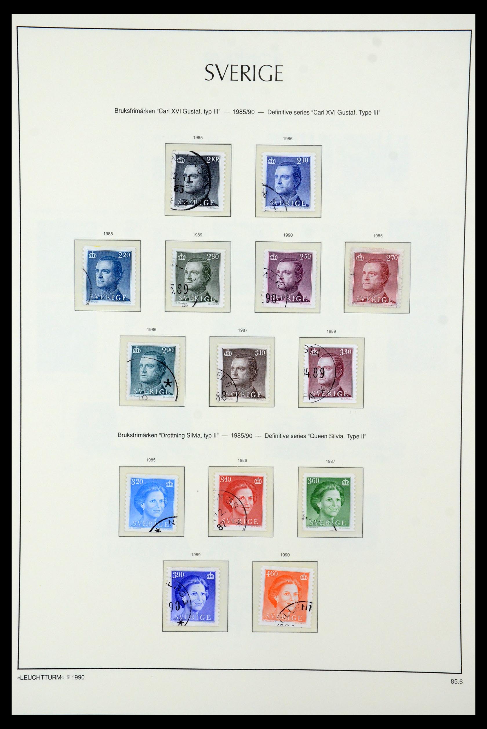 35415 155 - Postzegelverzameling 35415 Zweden 1855-1992.