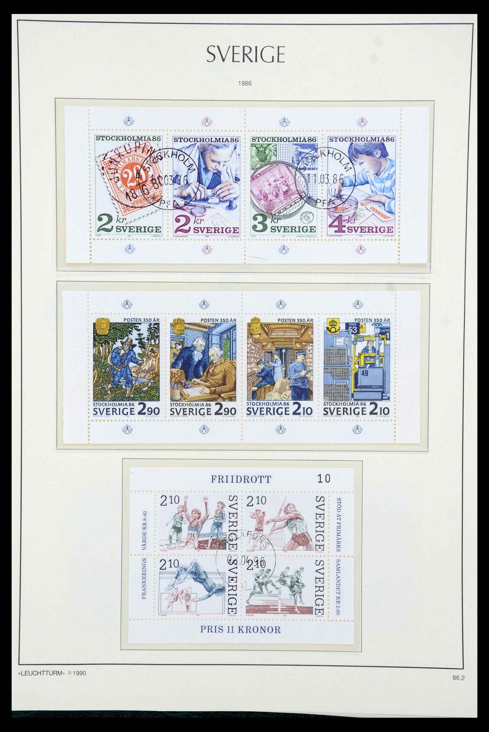35415 157 - Postzegelverzameling 35415 Zweden 1855-1992.